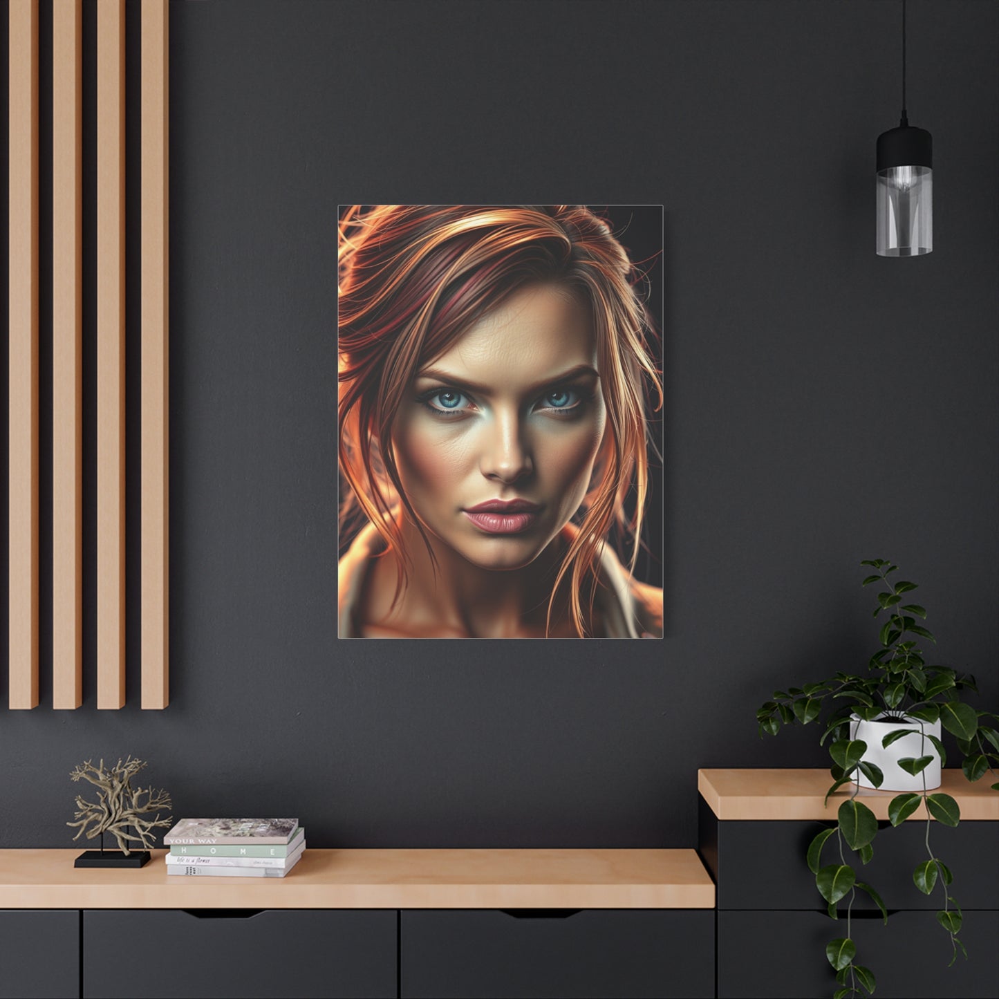 Moss Silhouette Grandeur Wall Art & Canvas Print