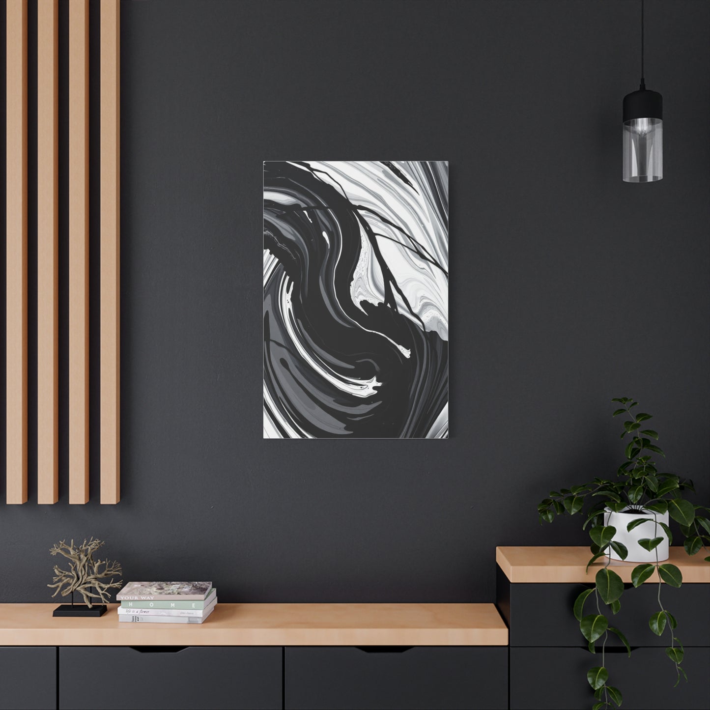 Supreme Black and White Abstract Art Collection Wall Art & Canvas Print