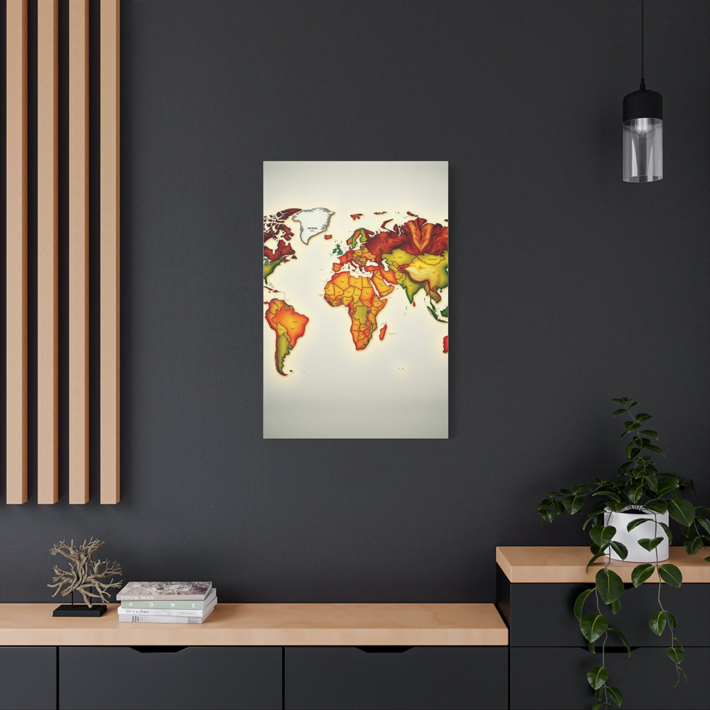 Supreme World Map Art Collection Wall Art & Canvas Print
