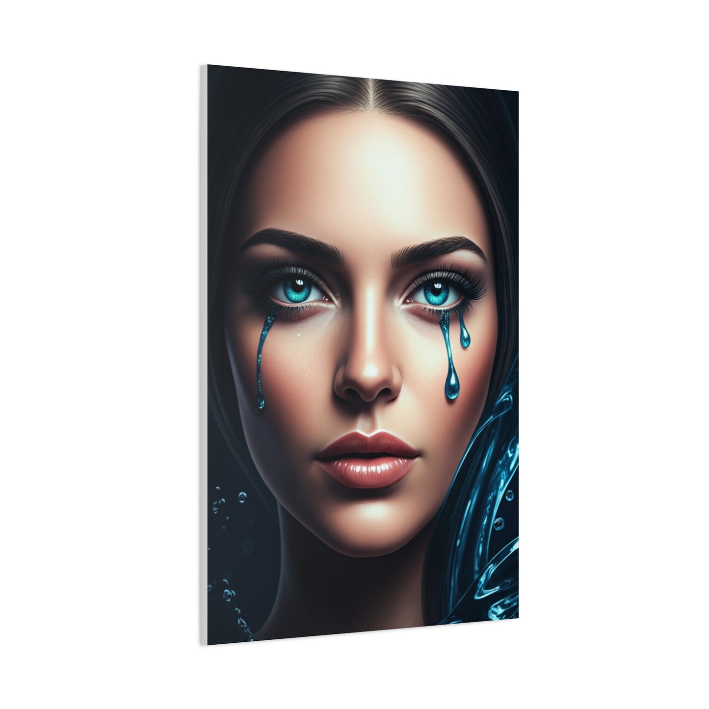 Blue Tears Portrait Wall Art & Canvas Prints