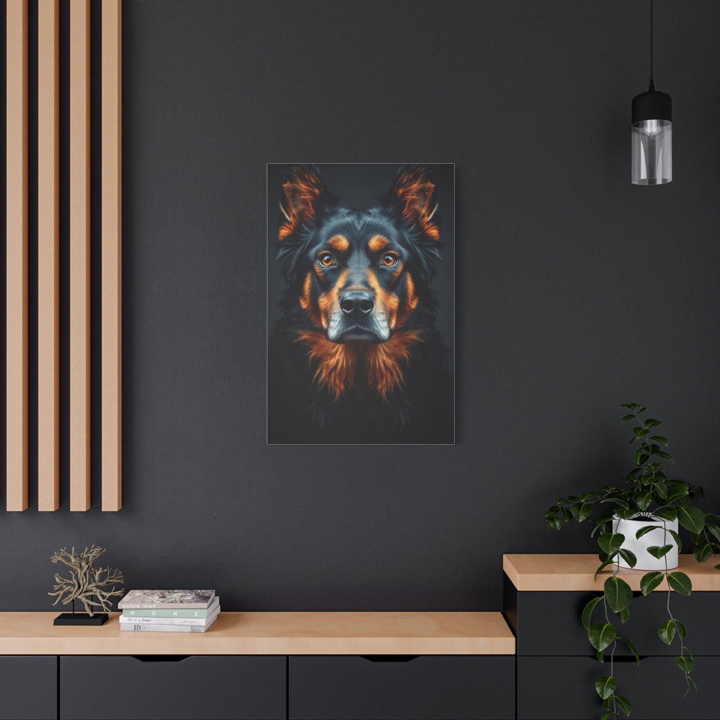 Black and Tan Art Supreme Gallery Wall Art & Canvas Print