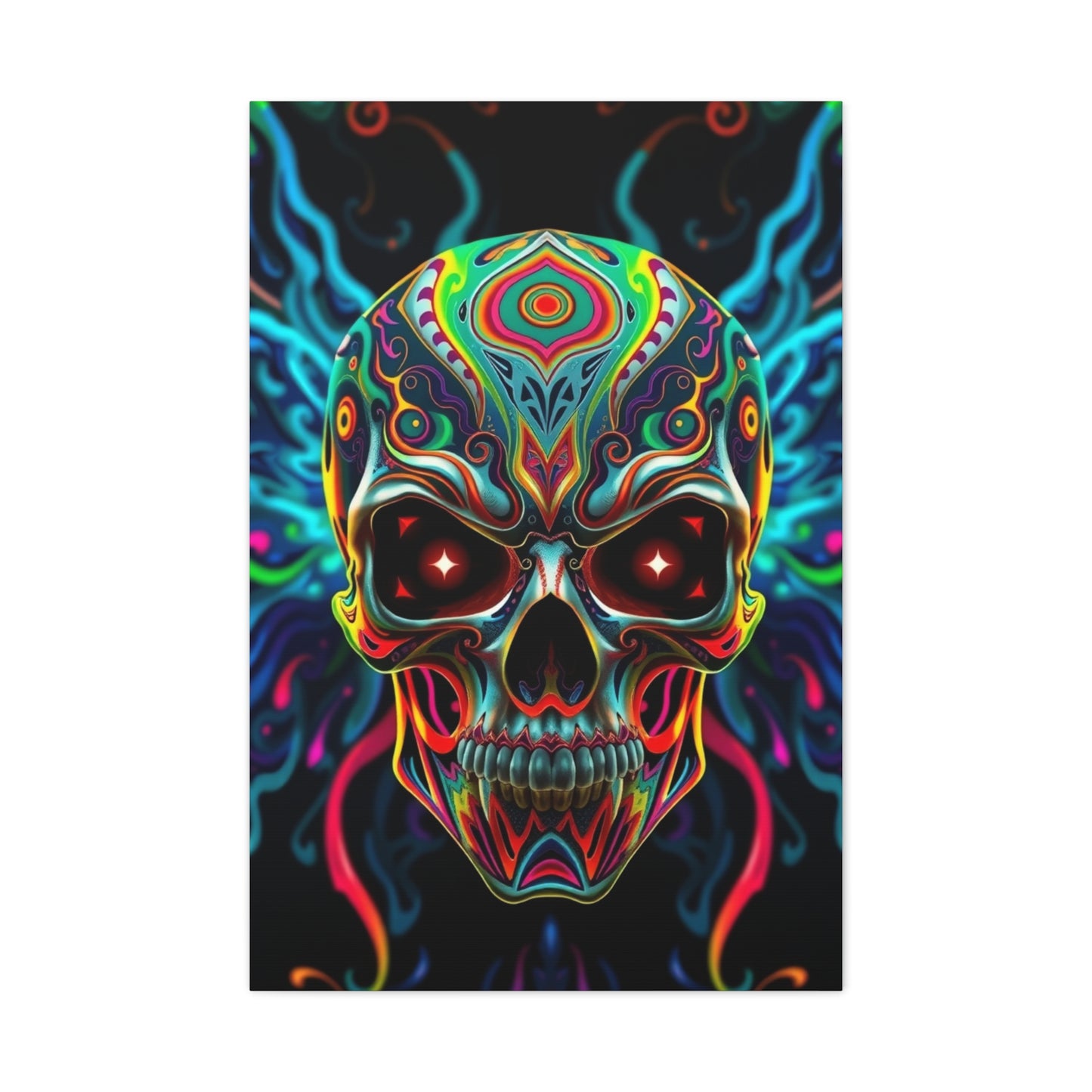 Enigmatic Skull Spectacle Wall Art & Canvas Print