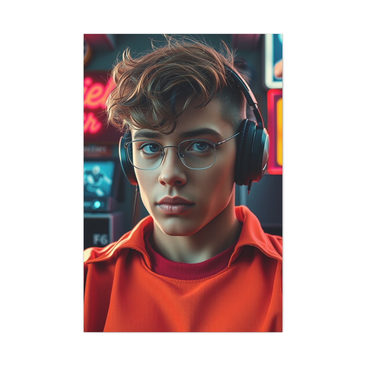 Vision 80’s Nostalgia Art Art Wall Art & Canvas Print