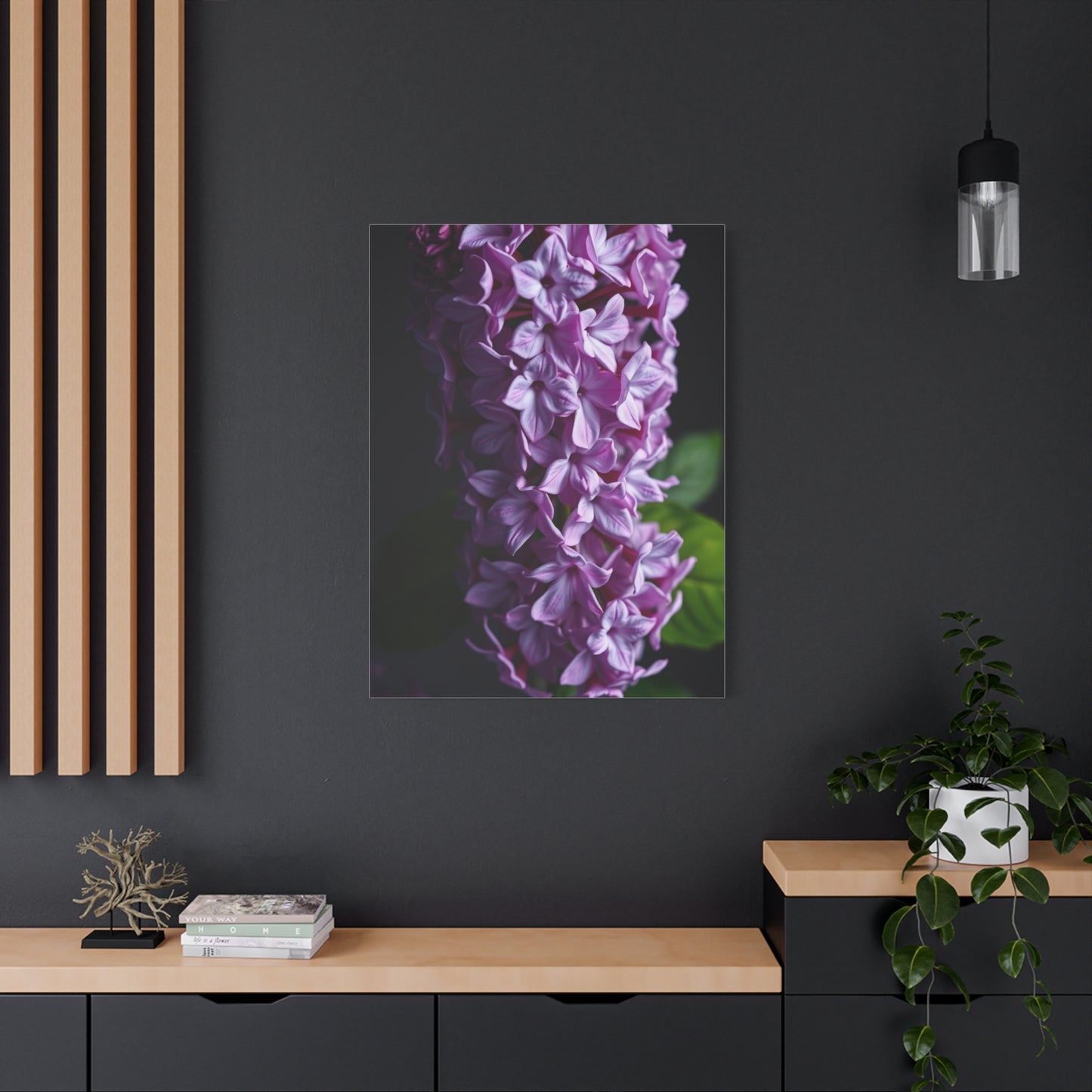 Lilac Flower Art Luxury Canvas Wall Art & Canvas Print