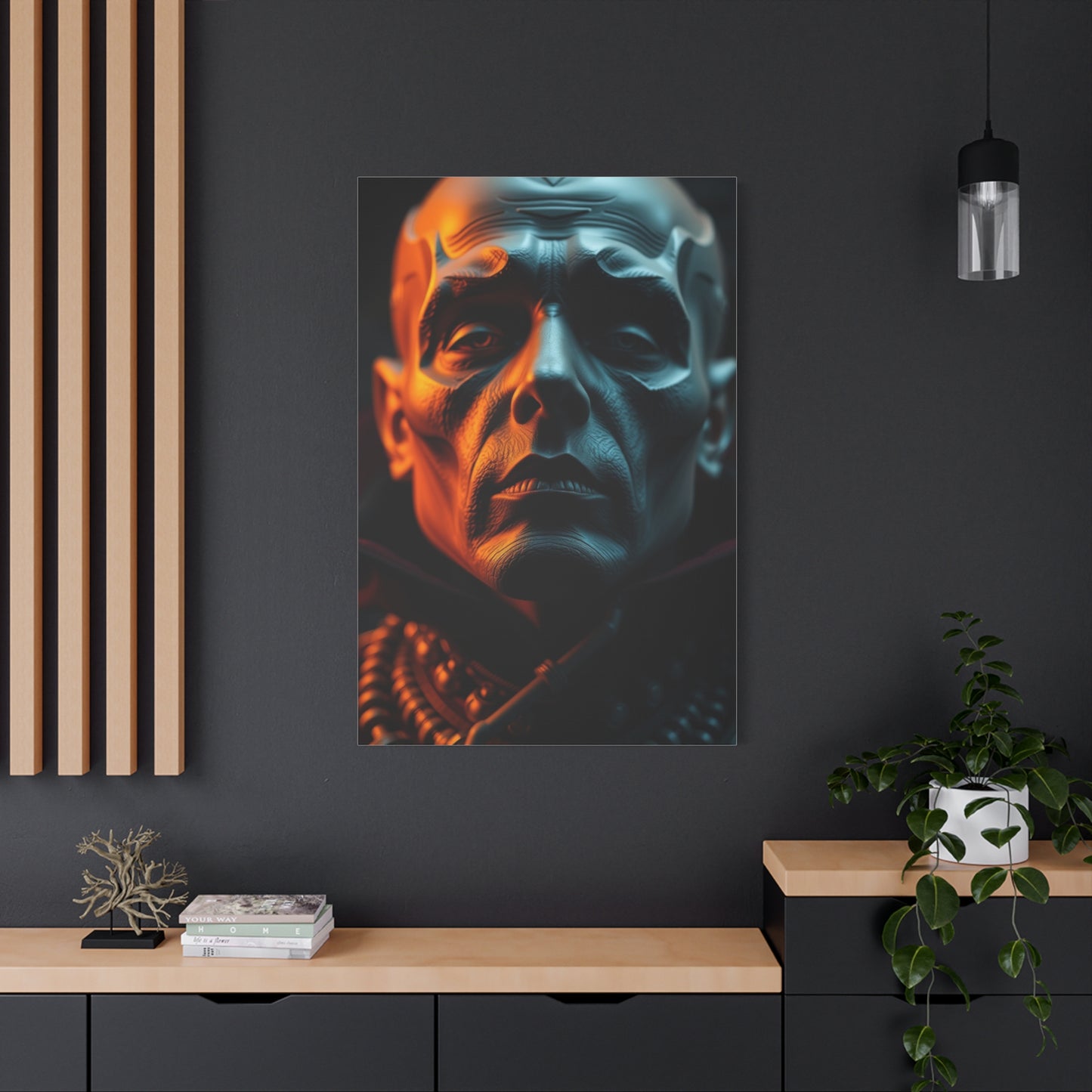 Obsidian Reverie Canvas Wall Art & Canvas Print