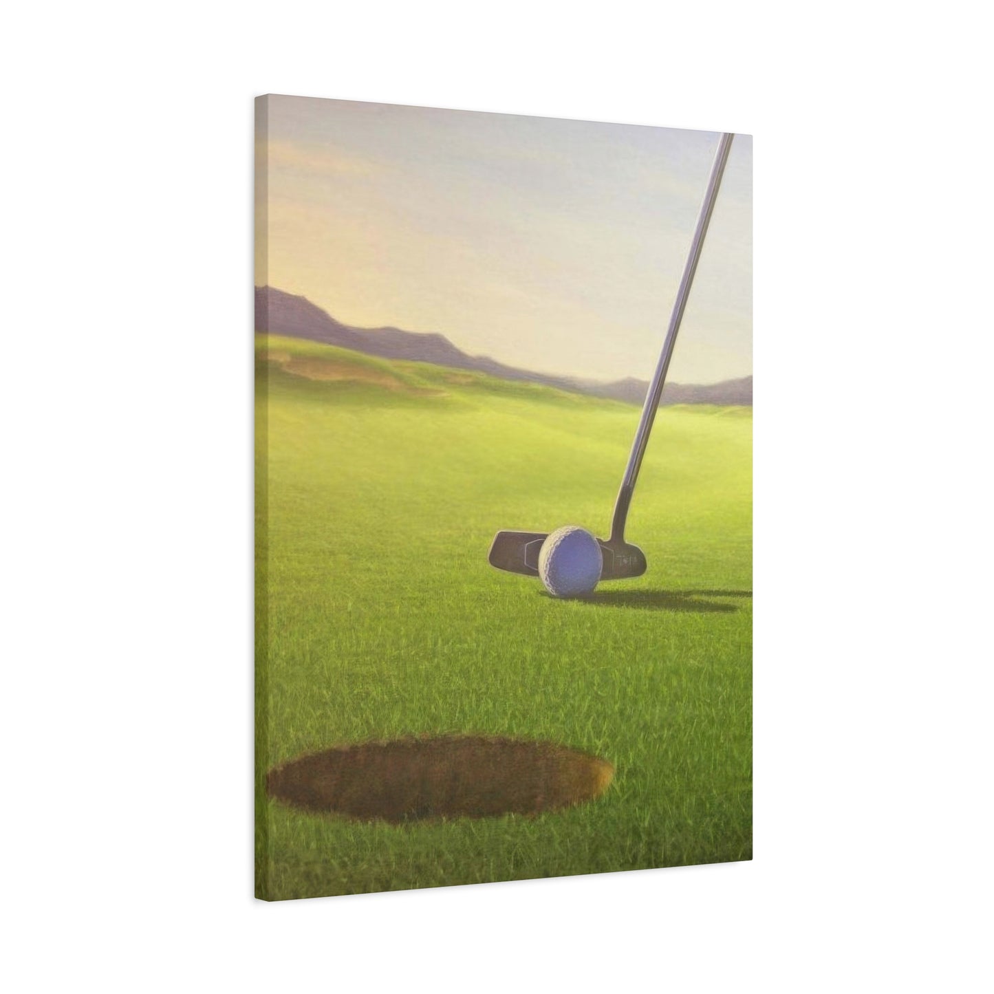 Golf Cup Ball Closeup Wall Art & Canvas Prints