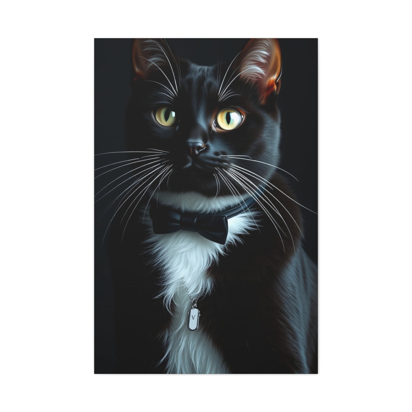 Elite Tuxedo Cat Art Vision Wall Art & Canvas Print