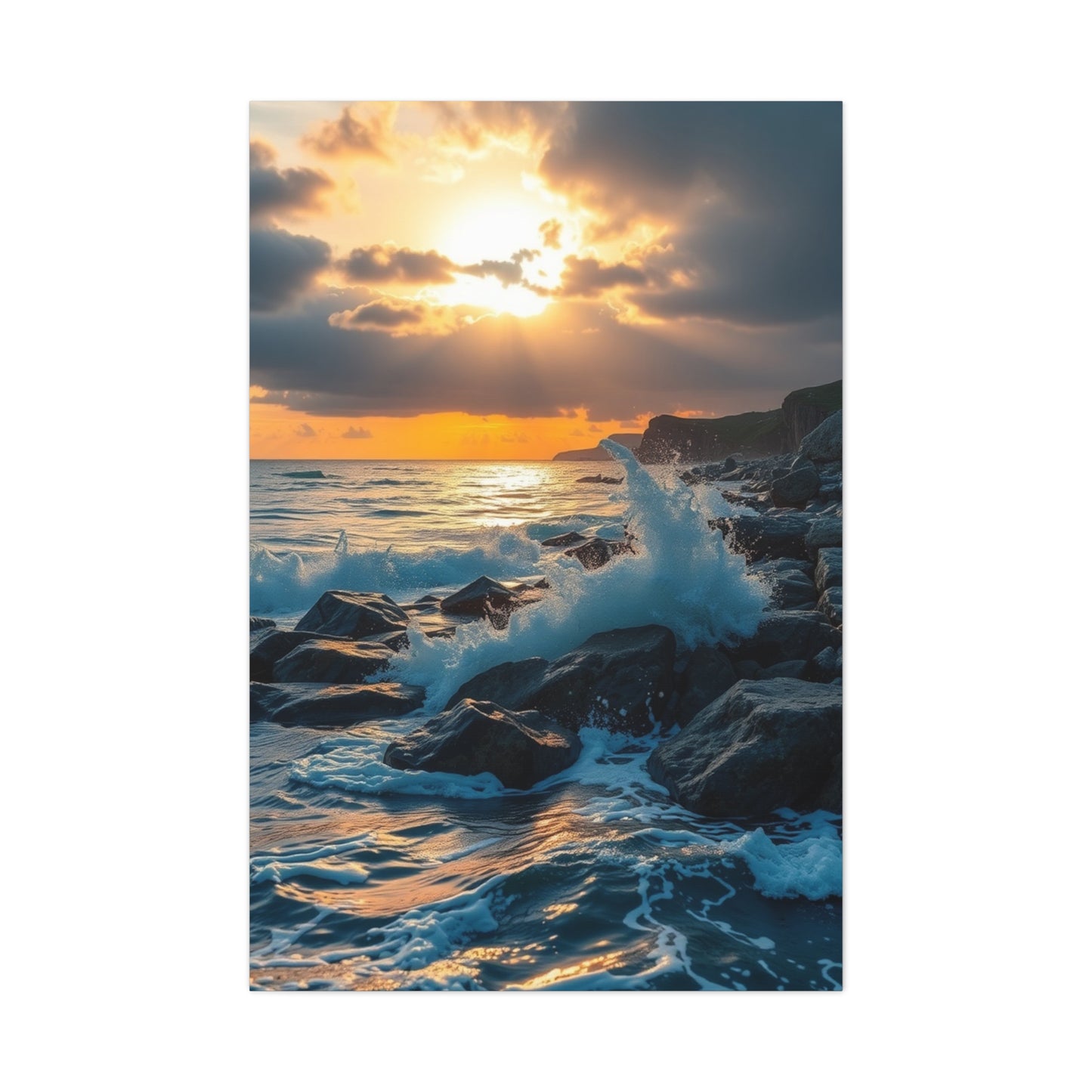 Coastal Whisper Tapestry Wall Art & Canvas Print