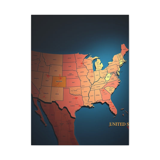 Patriotic Panorama Art Wall Art & Canvas Print