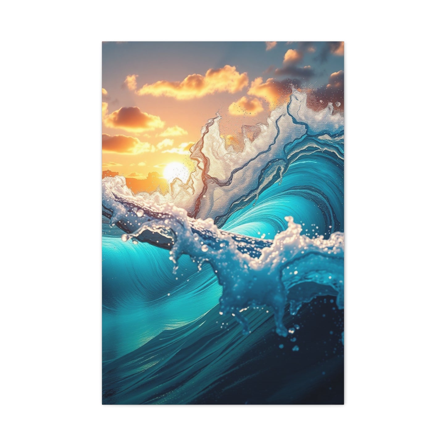 Tidal Elegance Artistry Wall Art & Canvas Print