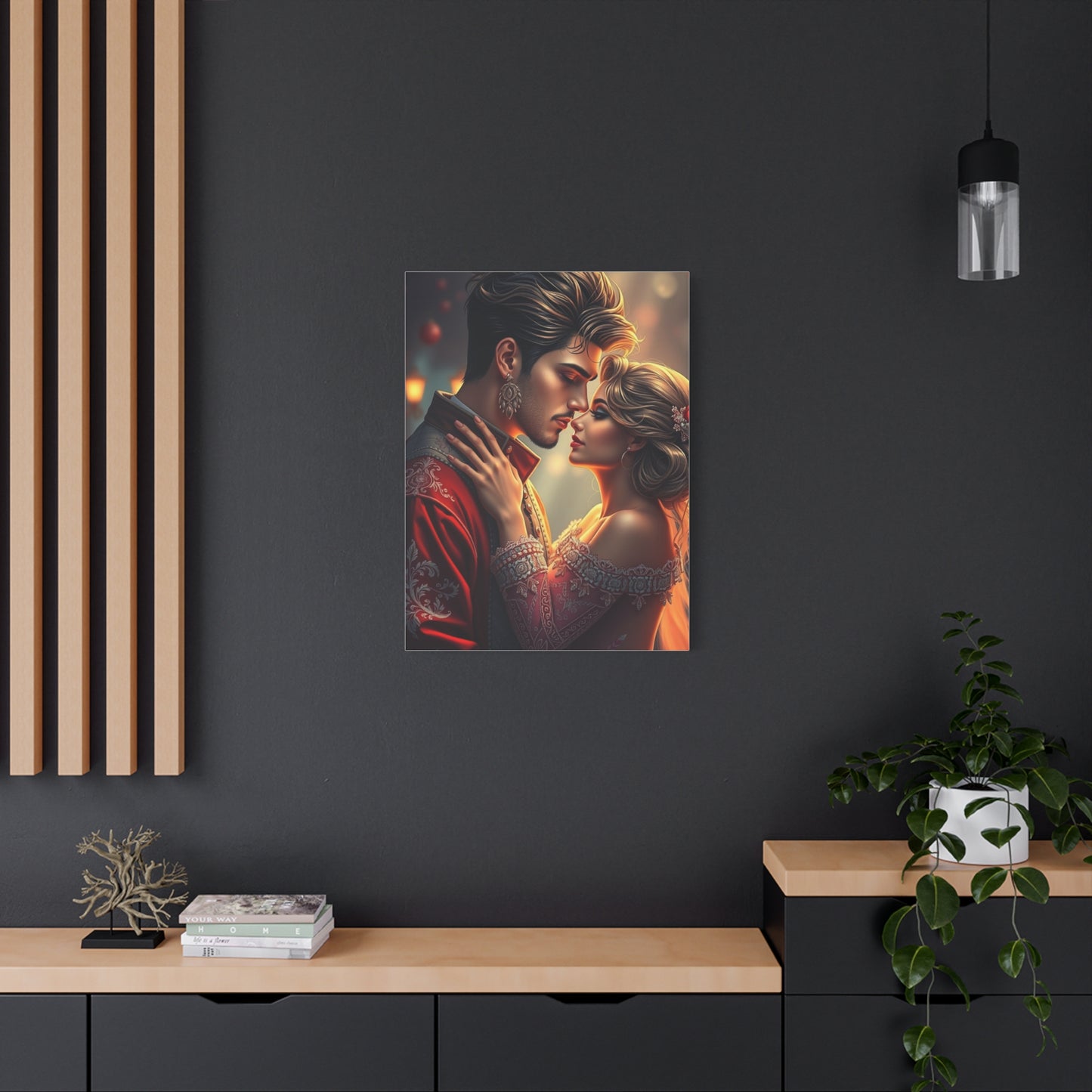 Celestial Romance Canvas Wall Art & Canvas Print