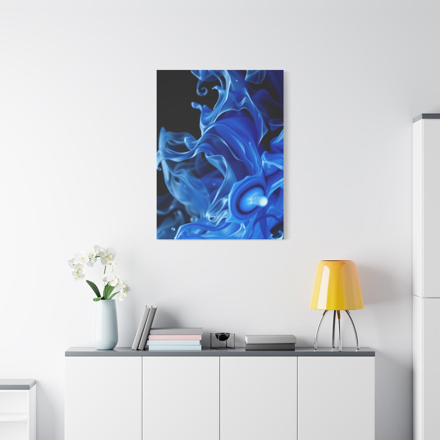 Collection Black, White & Blue Art Art Wall Art & Canvas Print