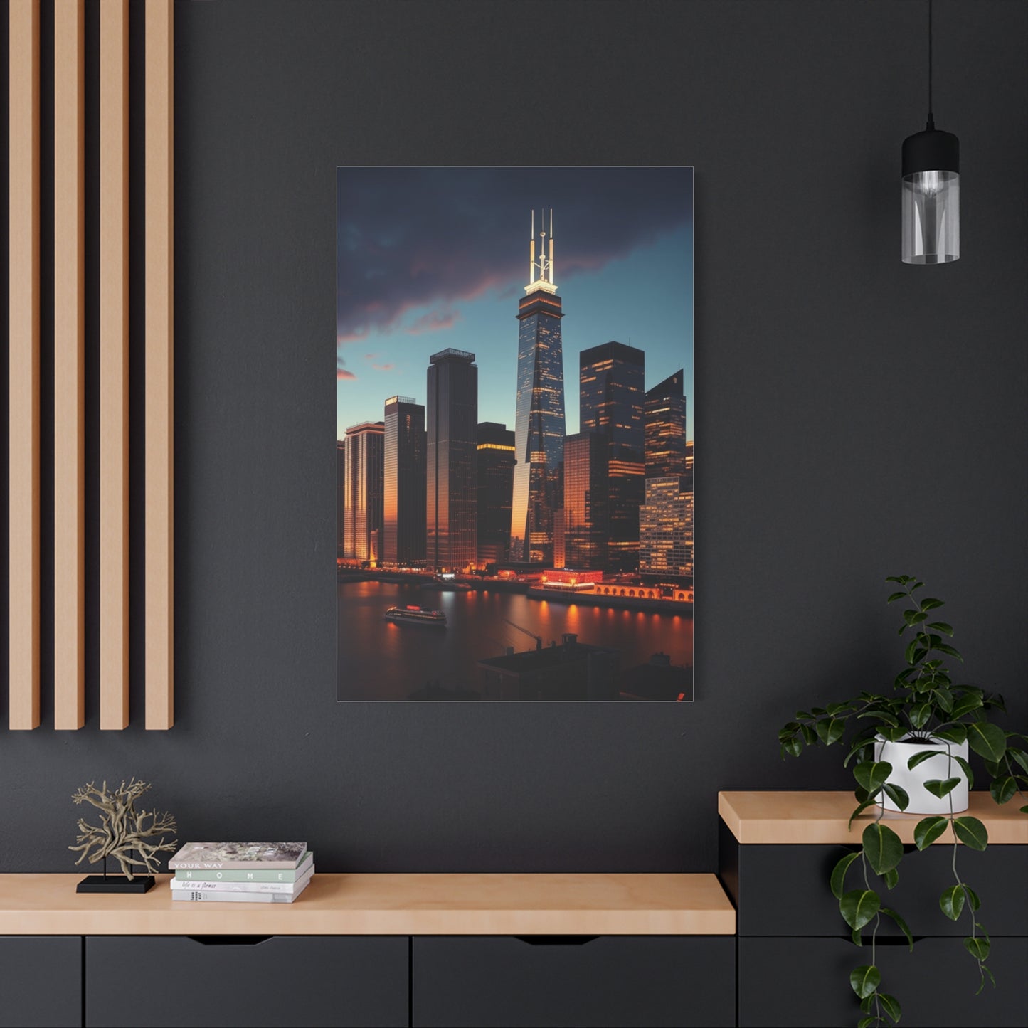 Chicago Skylines Art Supreme Gallery Wall Art & Canvas Print