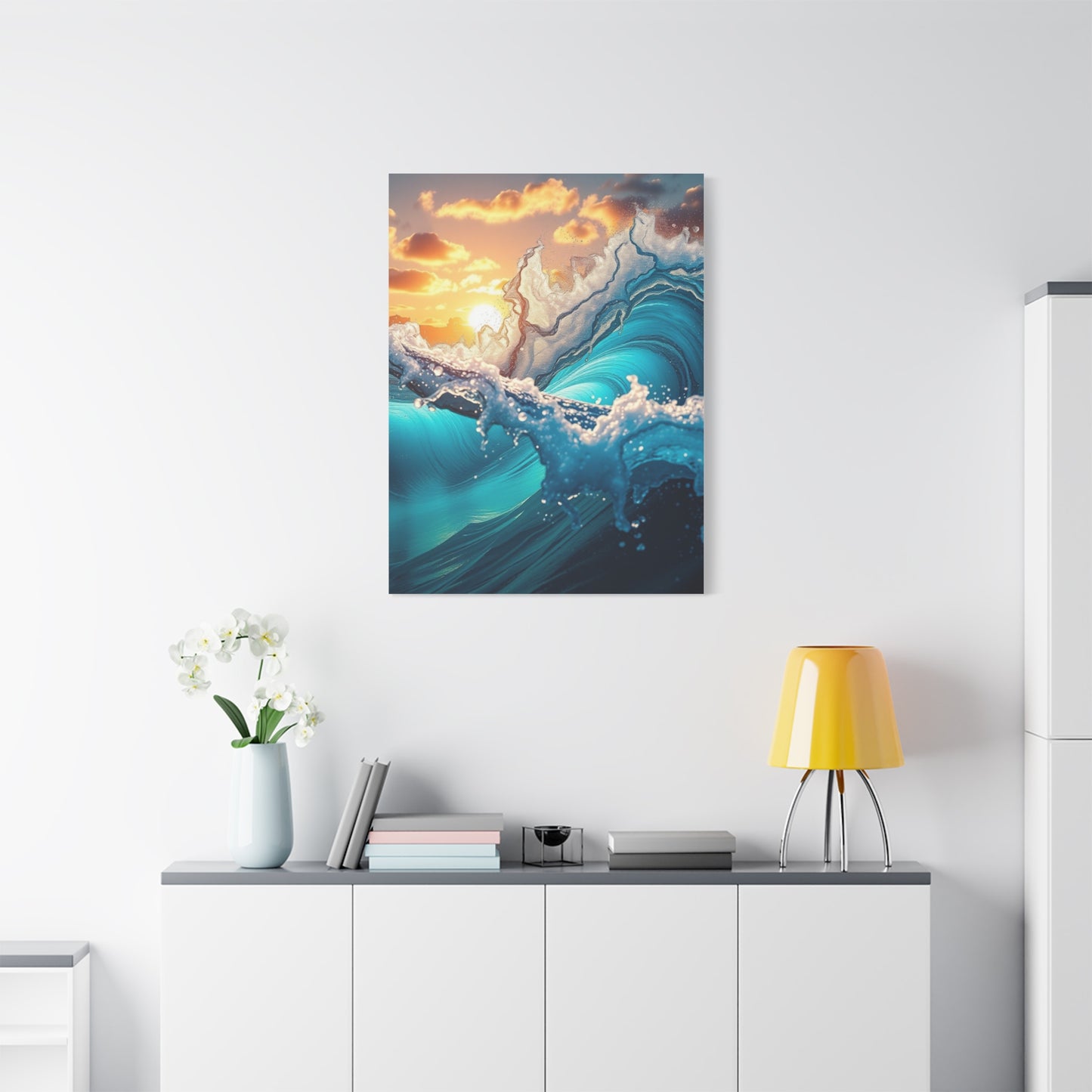 Tidal Elegance Artistry Wall Art & Canvas Print