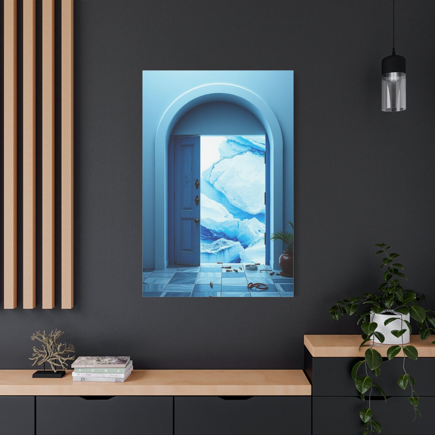 Supreme Blue and White Art Collection Wall Art & Canvas Print