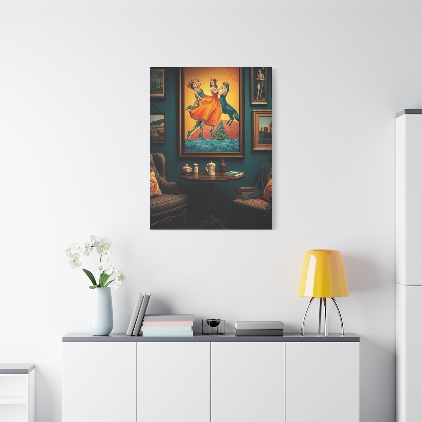 Nostalgic Artistry Display Wall Art & Canvas Print