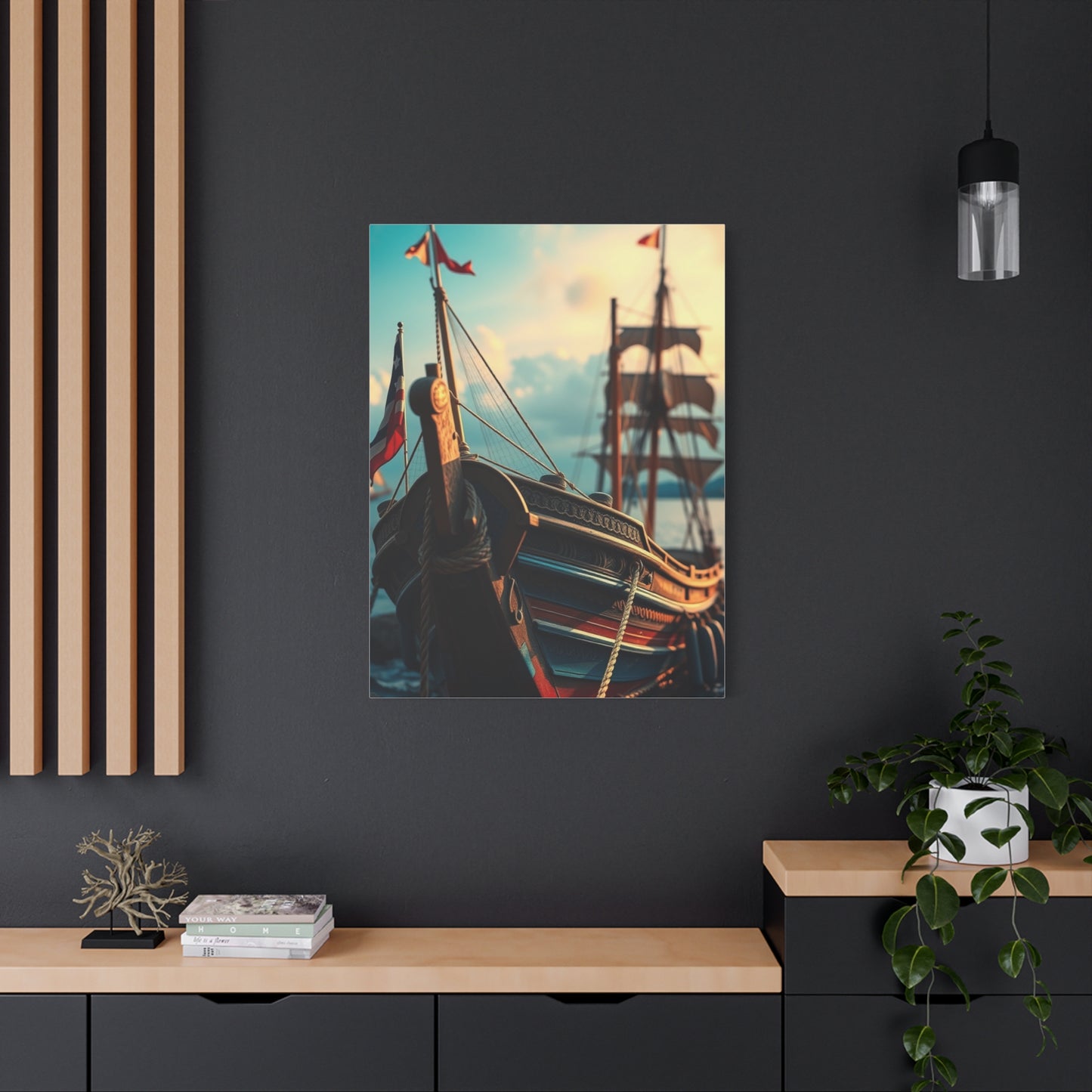 Seafaring Serenity Art Wall Art & Canvas Print