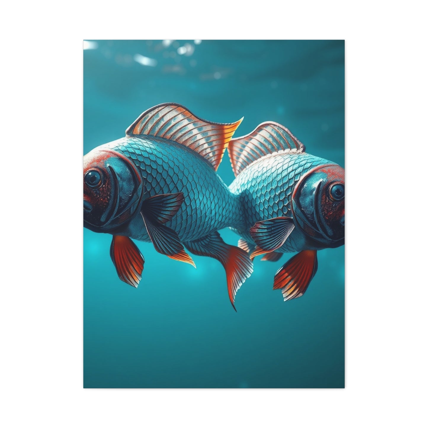 Mystical Pisces Serenade wall art & canvas print