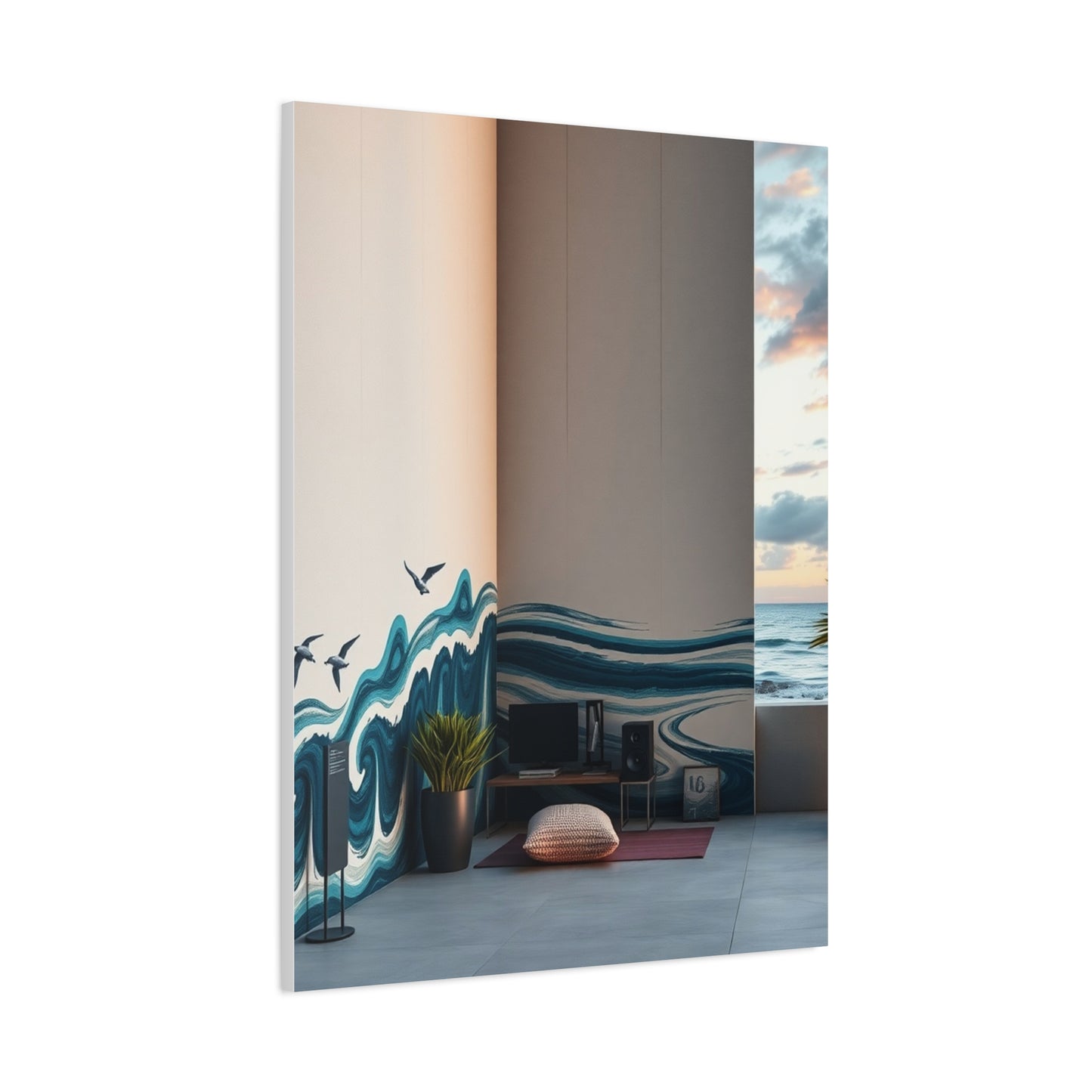 Coastal Chic Impression Wall Art & Canvas Print