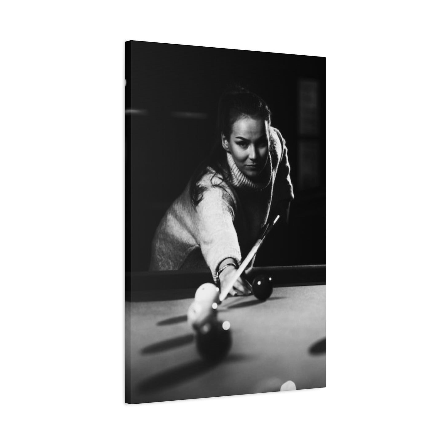 Women Playing Billiard Wall Art & Canvas Prints