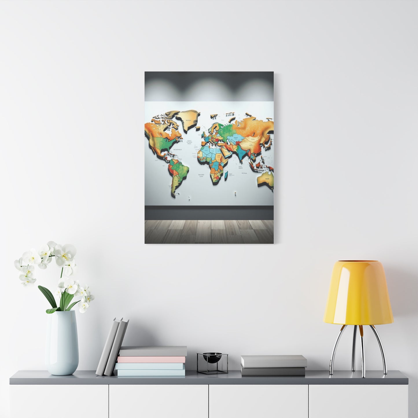 World Map Art Luxury Canvas Wall Art & Canvas Print