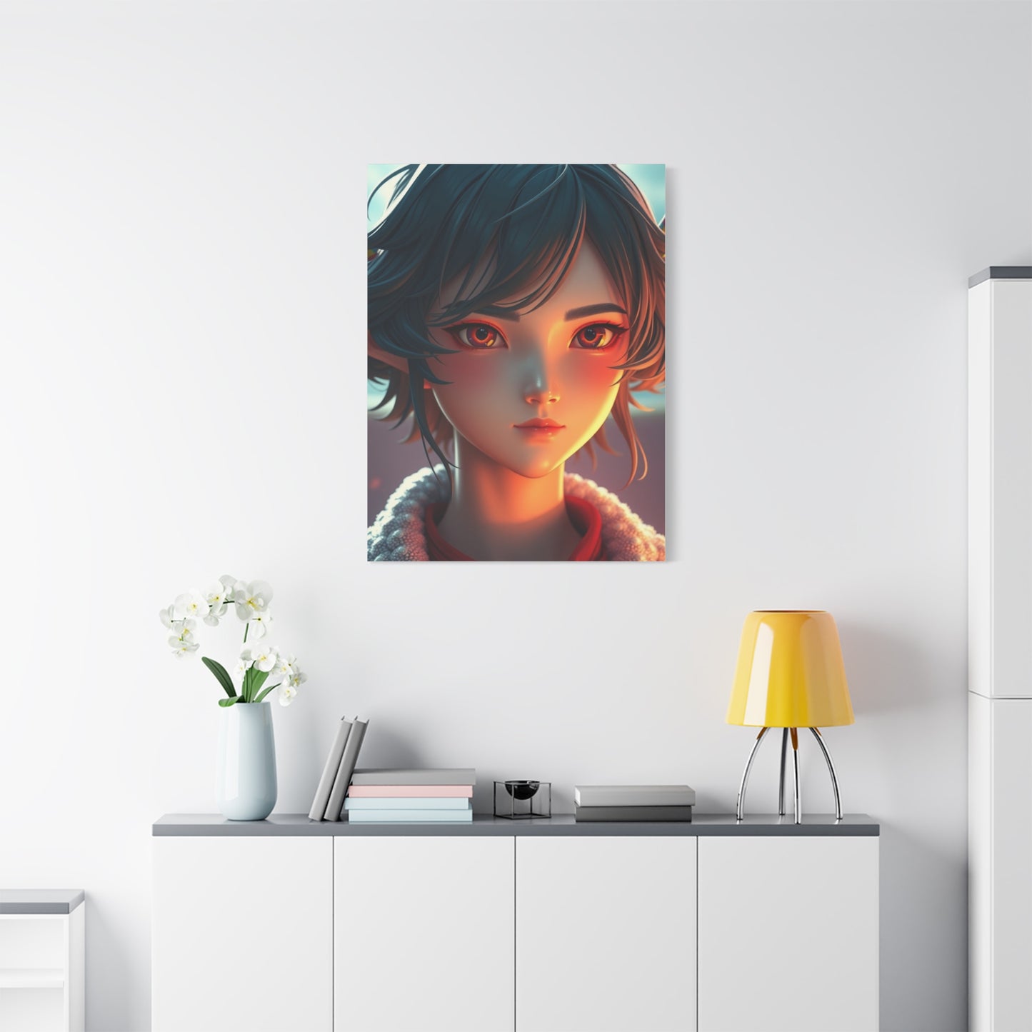 Radiant Pixel Pictorial Wall Art & Canvas Print