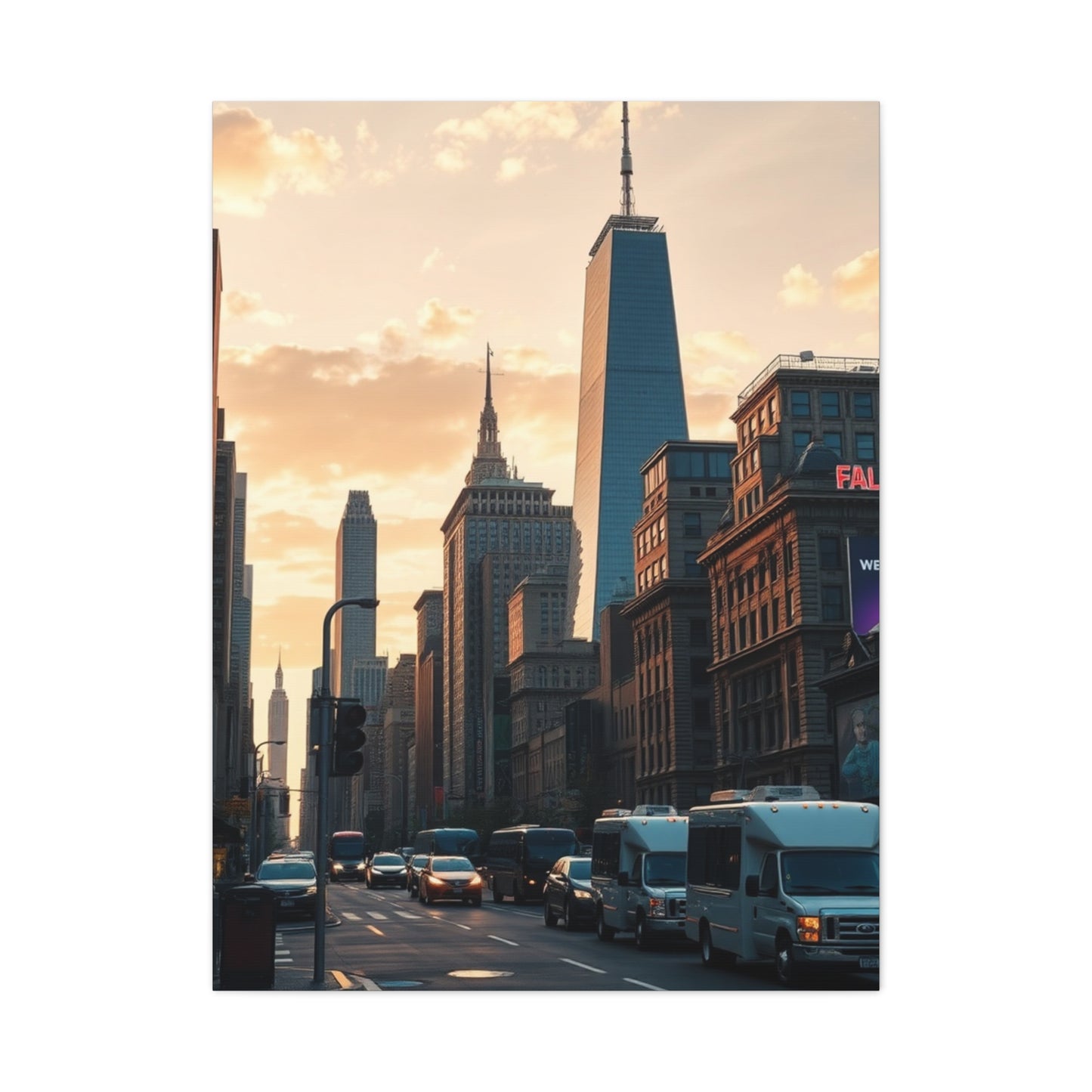 Empire Skyline Elegance Wall Art & Canvas Print