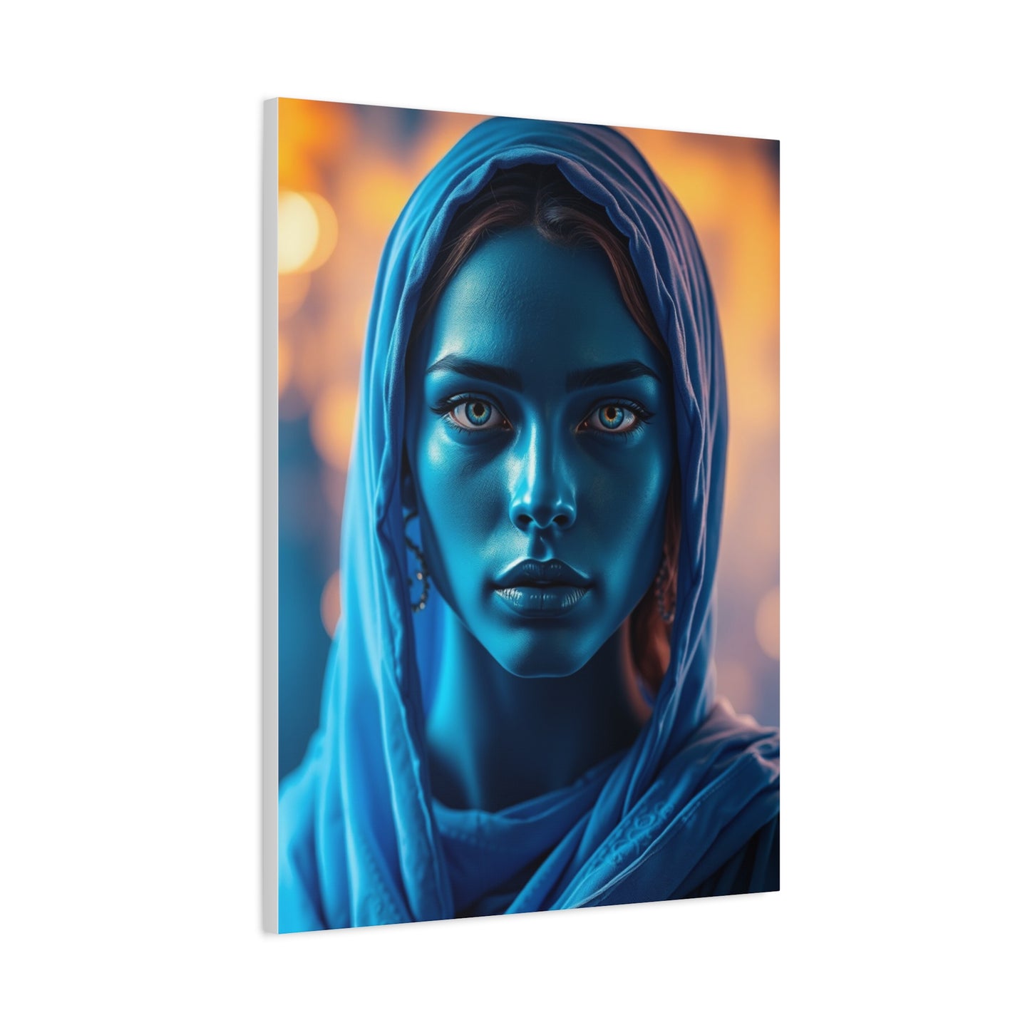 Celestial Azure Composition Wall Art & Canvas Print