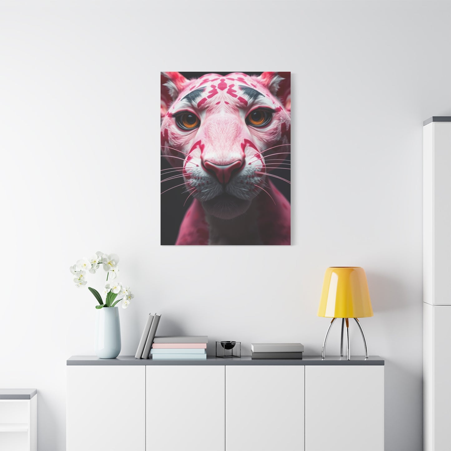 Rosy Panther Enchantment Wall Art & Canvas Print