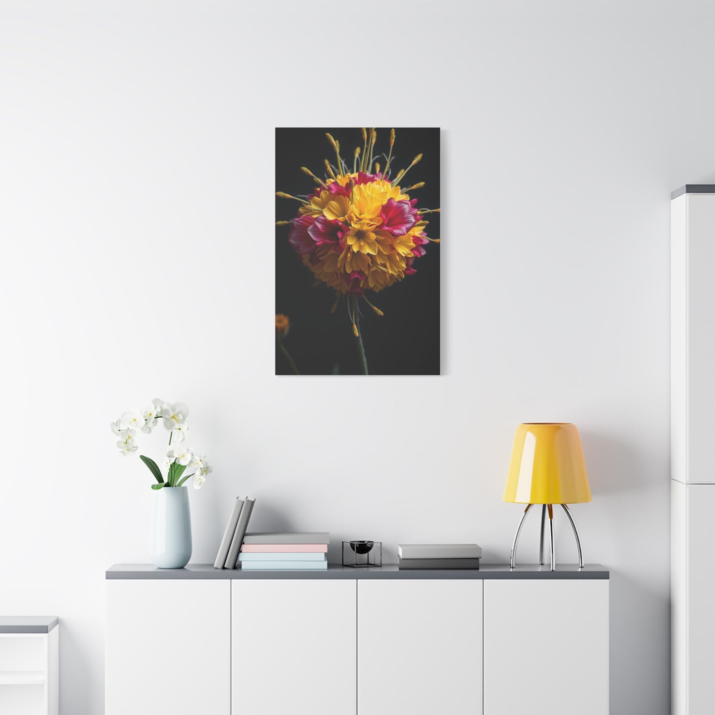 Floral Majesty Portrait Wall Art & Canvas Print