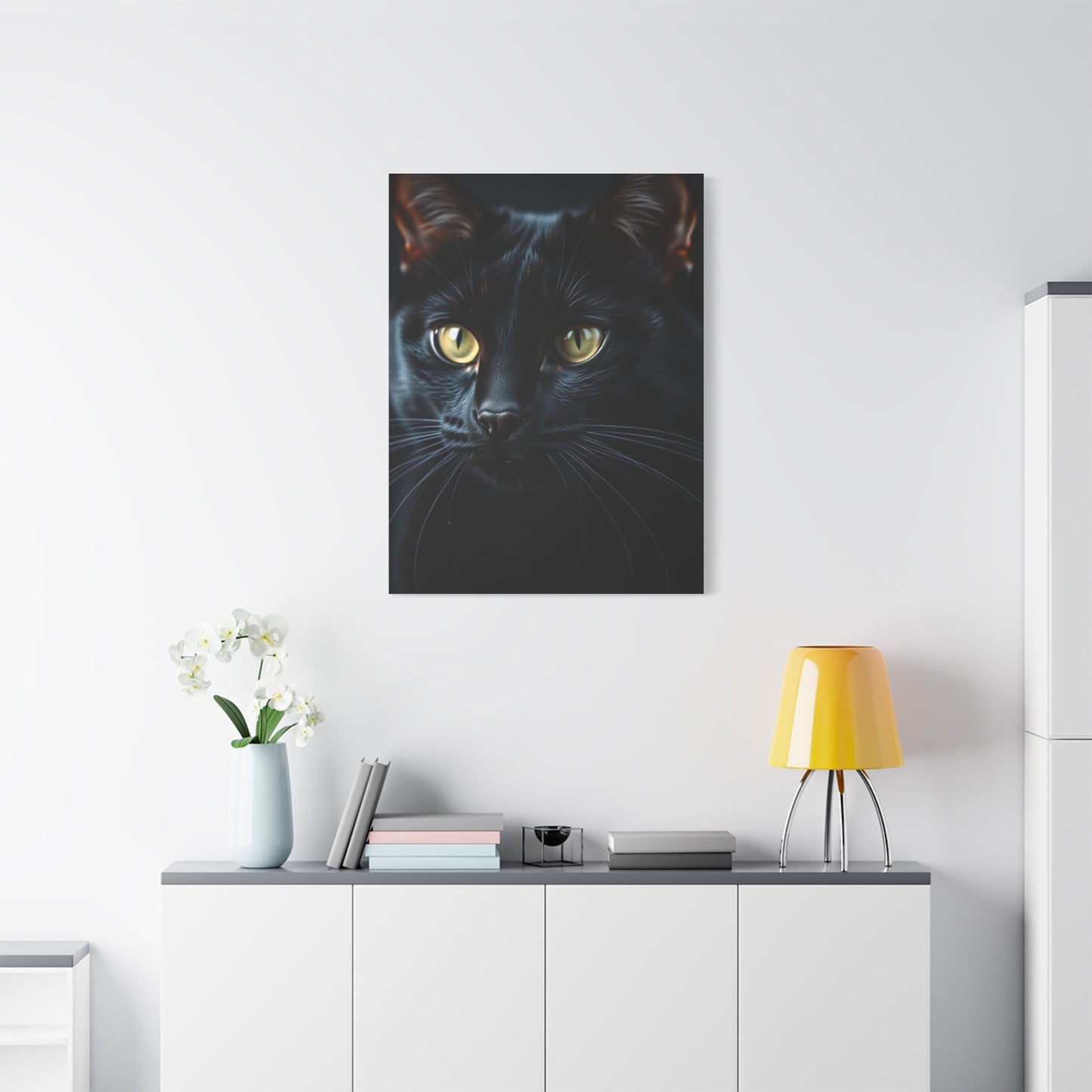 Elite Black Cat Art Vision Wall Art & Canvas Print
