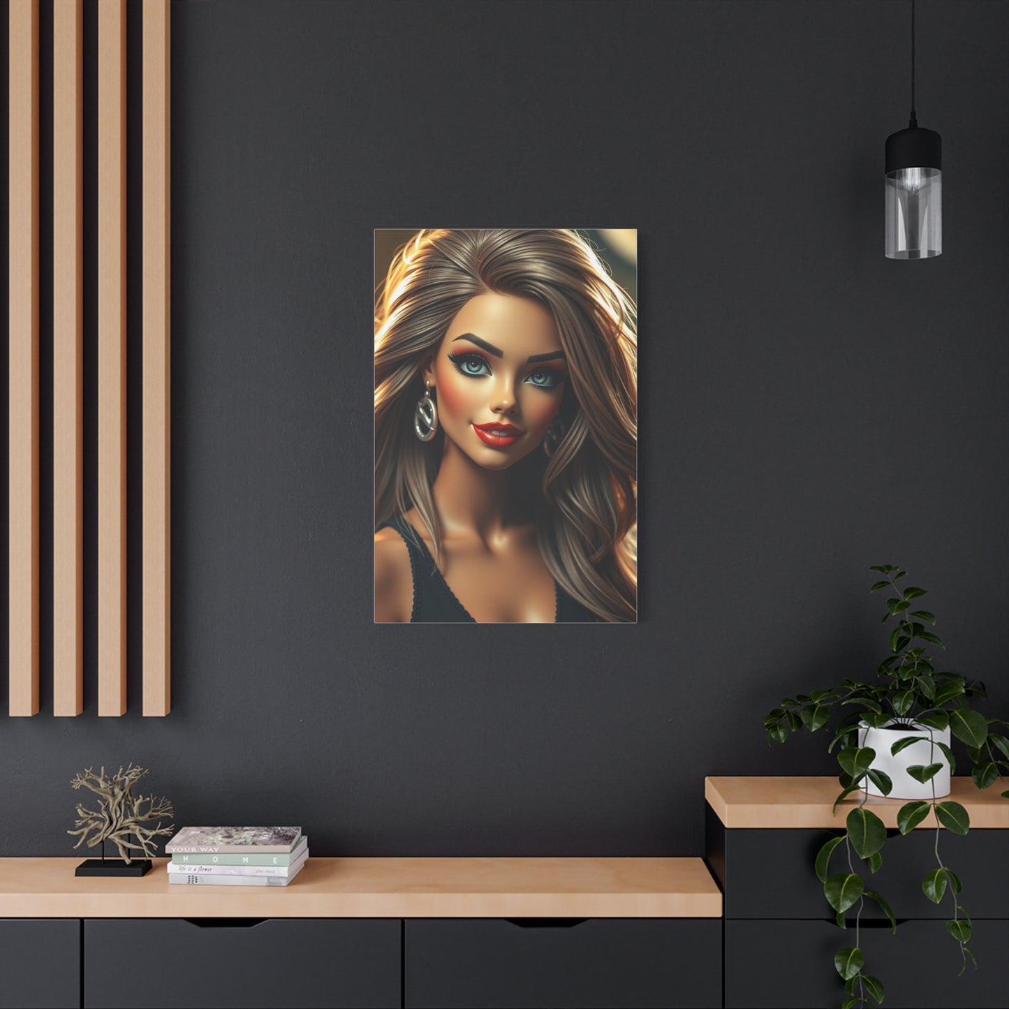 Barbiecore Art Luxury Canvas Wall Art & Canvas Print