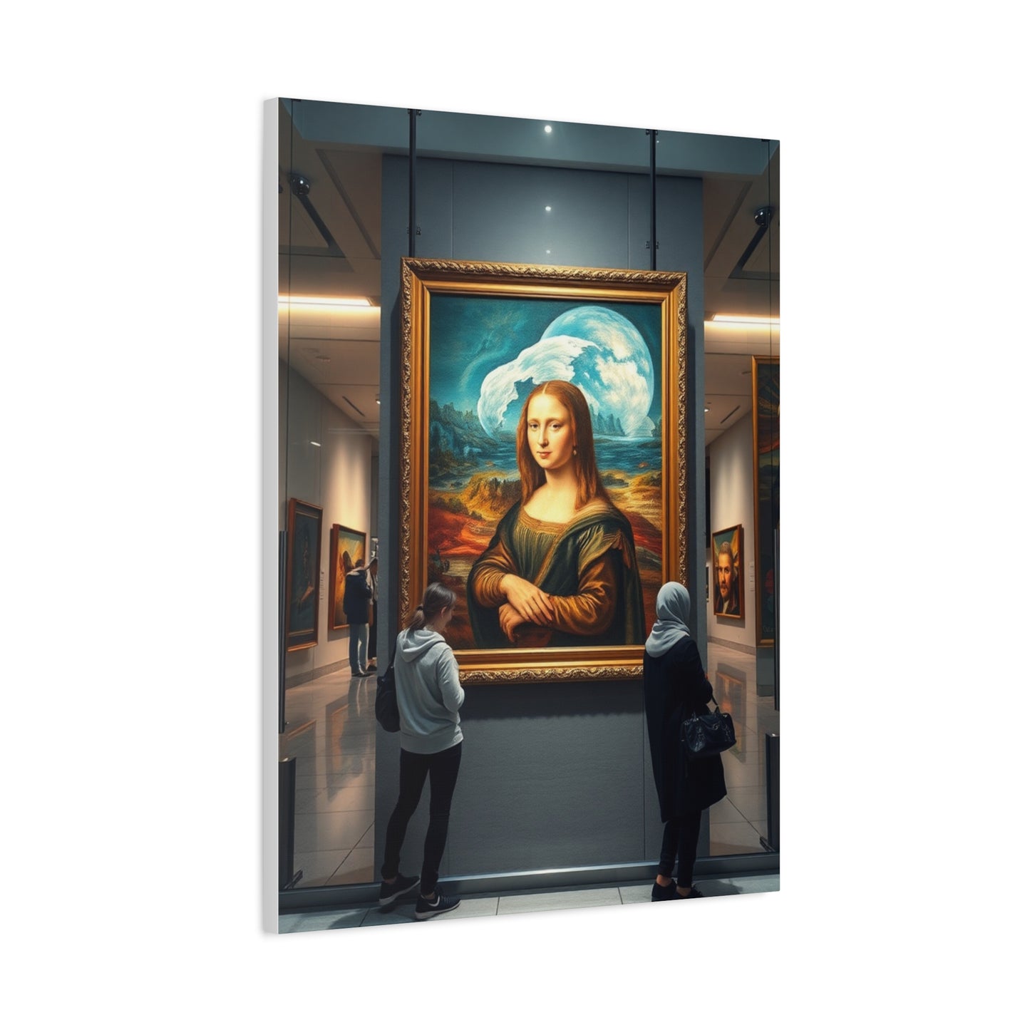 Polished Visionary Landscape Wall Art & Canvas Print