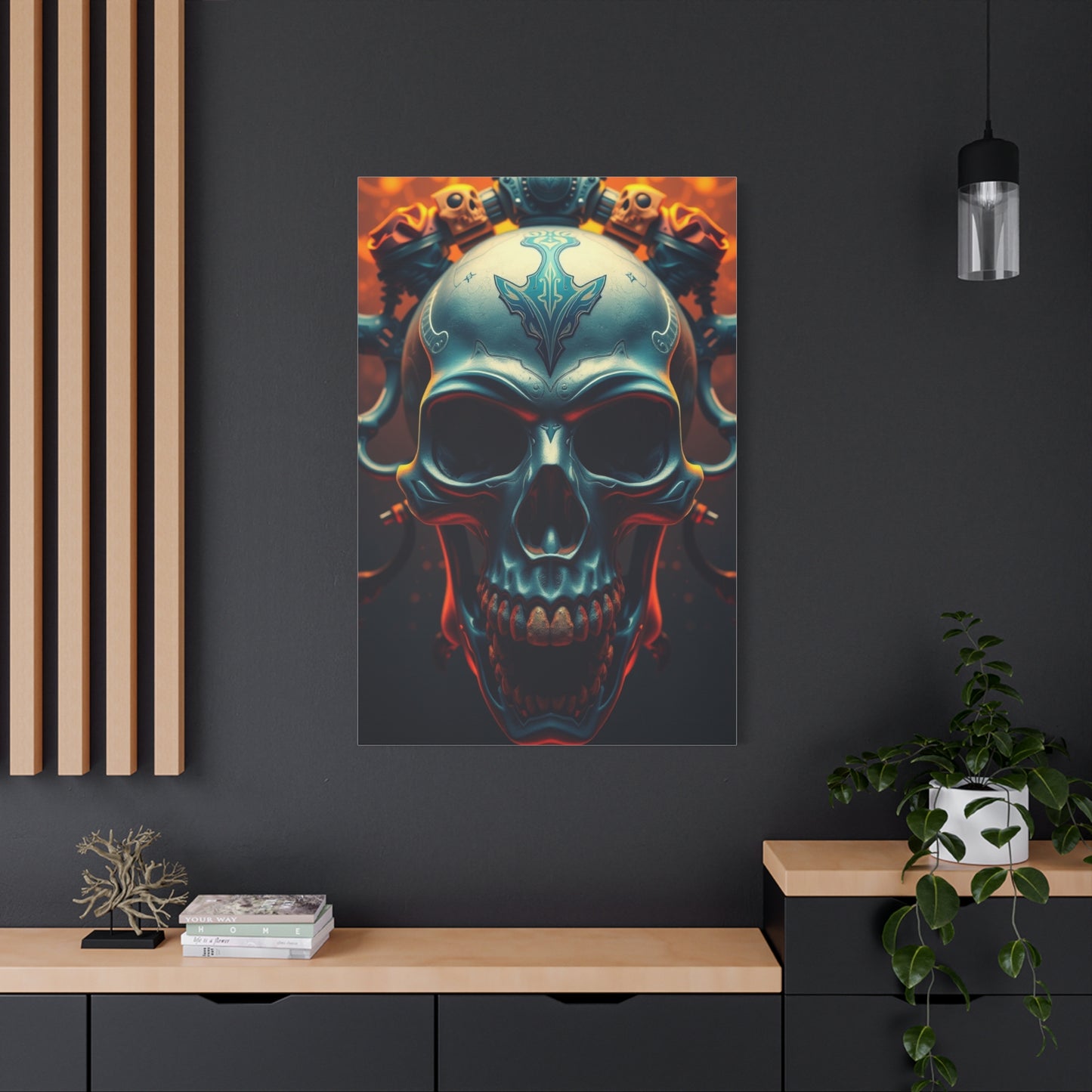 Sublime Skull Exhibit Wall Art & Canvas Print