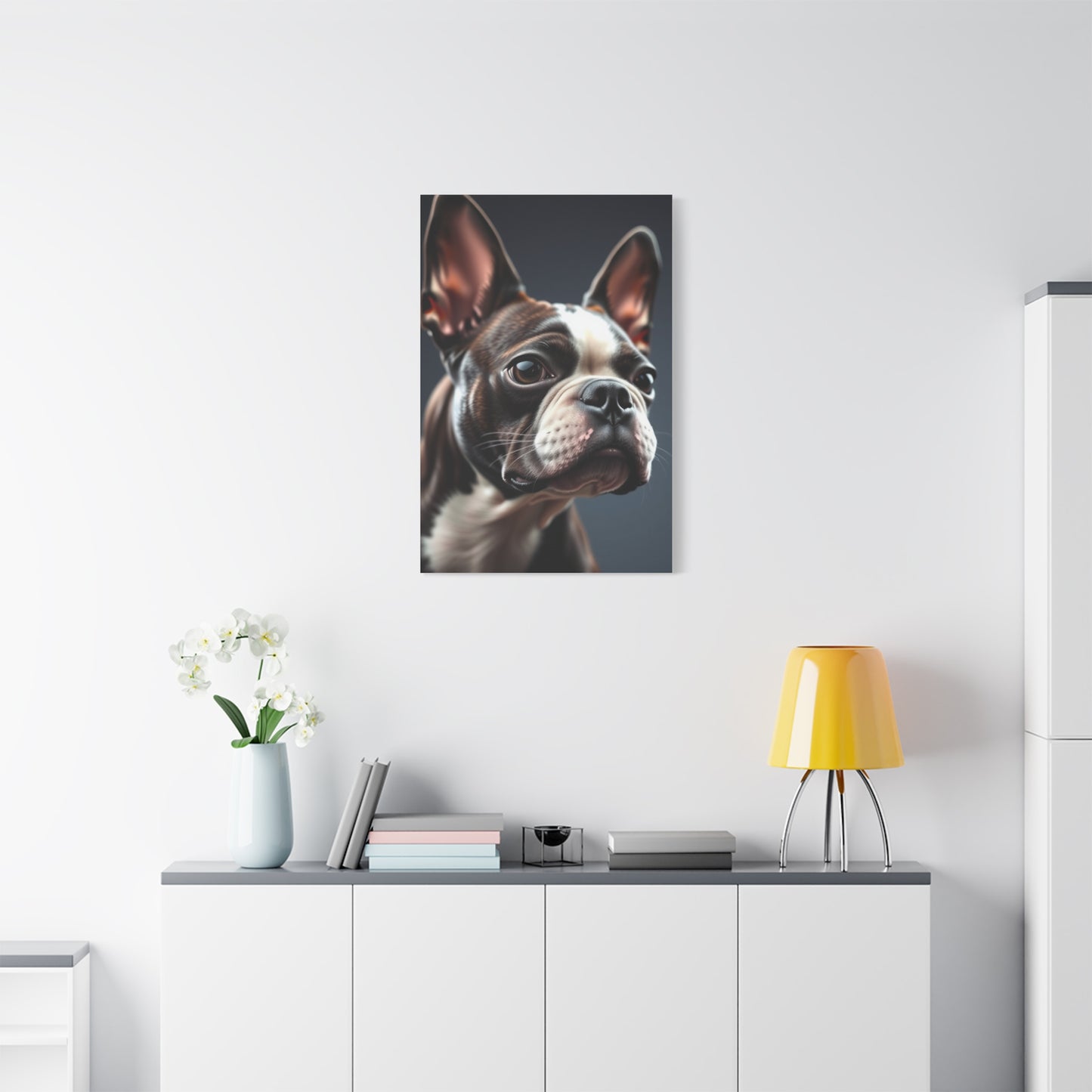 Boston Terrier Art Refined Canvas Wall Art & Canvas Print