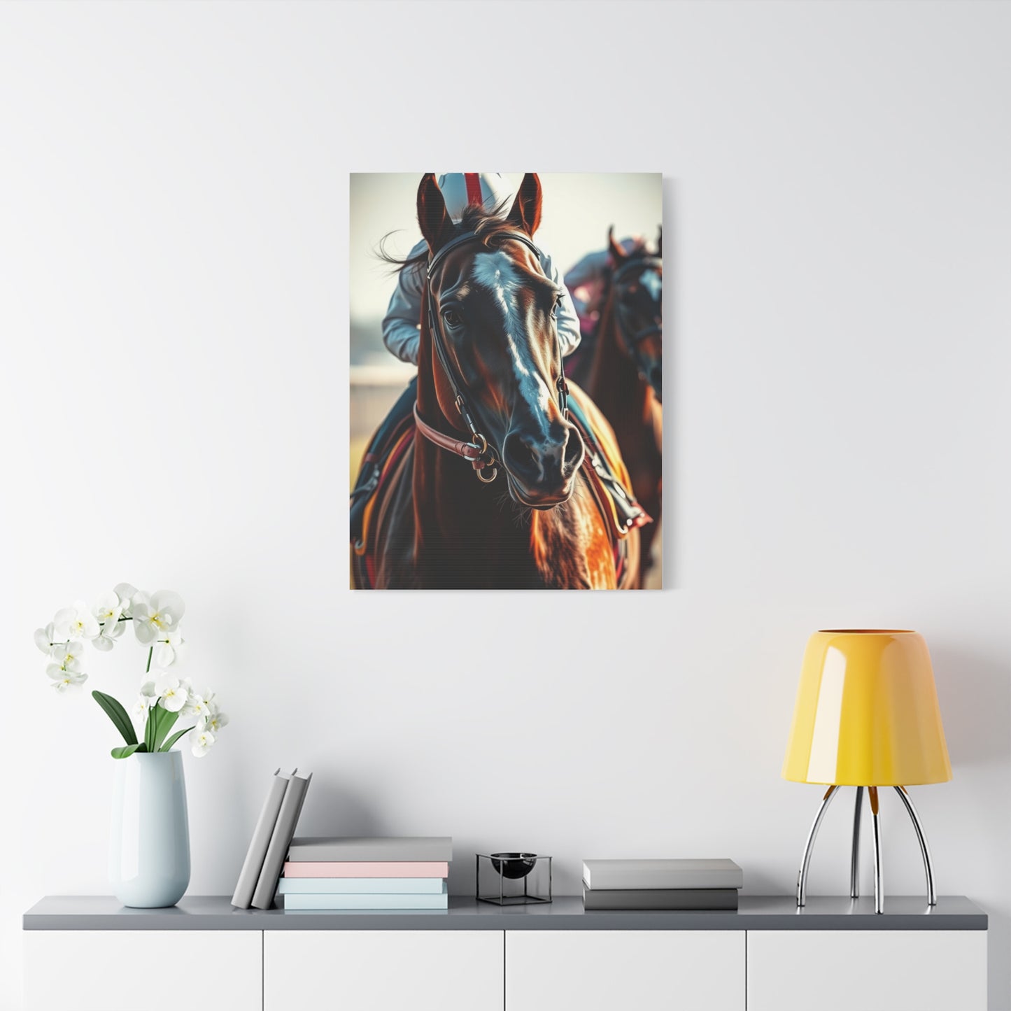 Masterpiece Horse Racing Art Vision Wall Art & Canvas Print