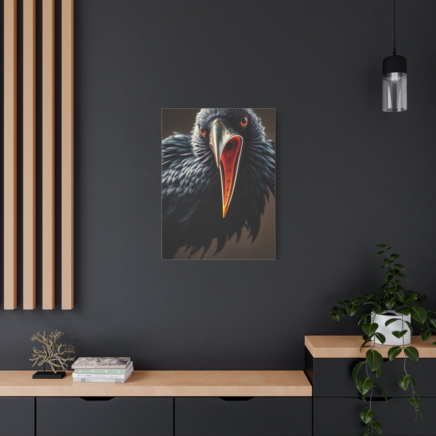 Vision Crow Art Art Wall Art & Canvas Print