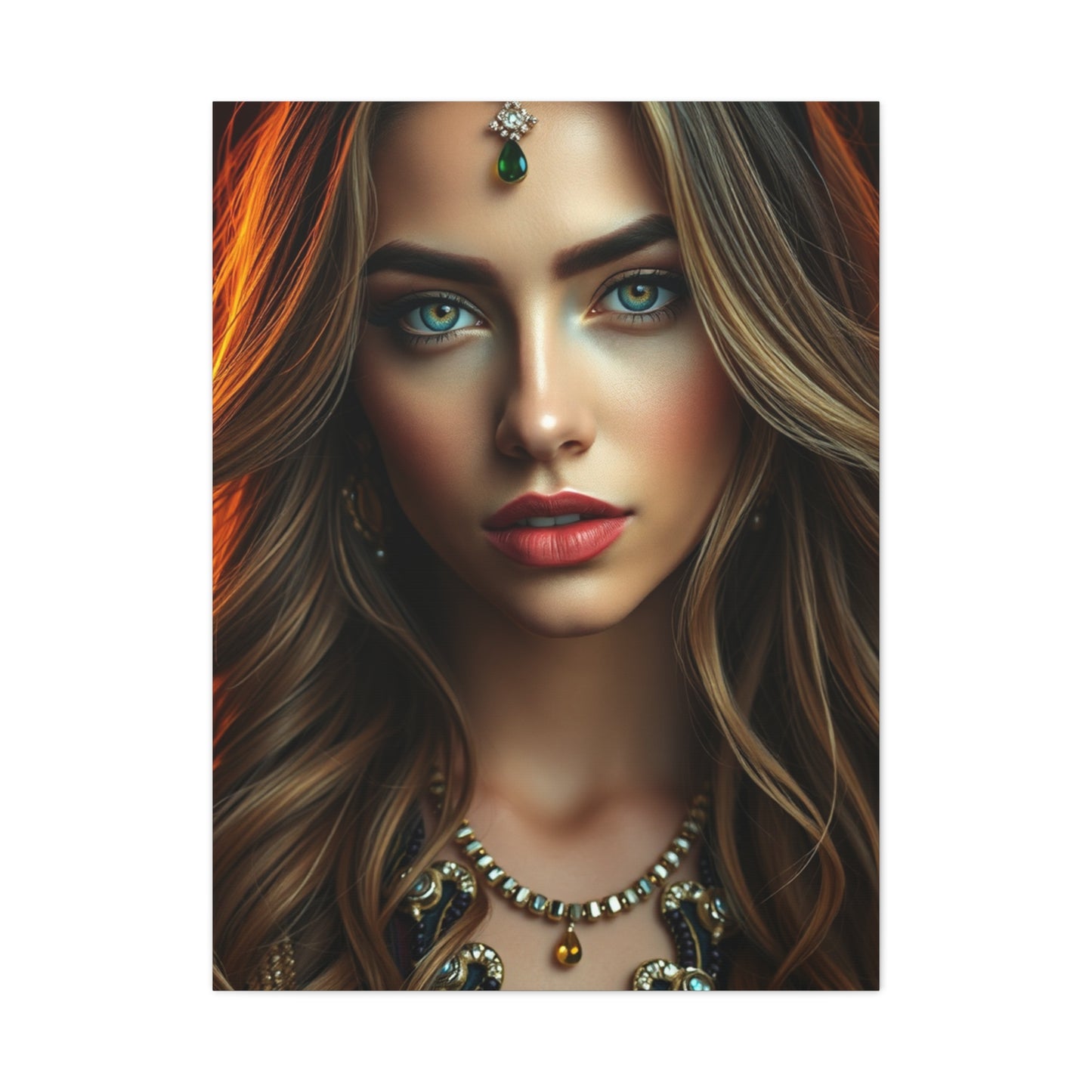 Celestial Glamour Art Canvas Wall Art & Canvas Print