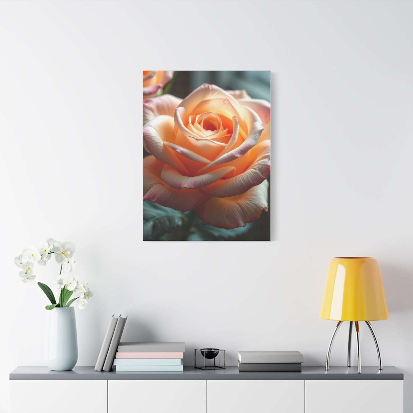 Rose Flower Art Refined Canvas Wall Art & Canvas Print