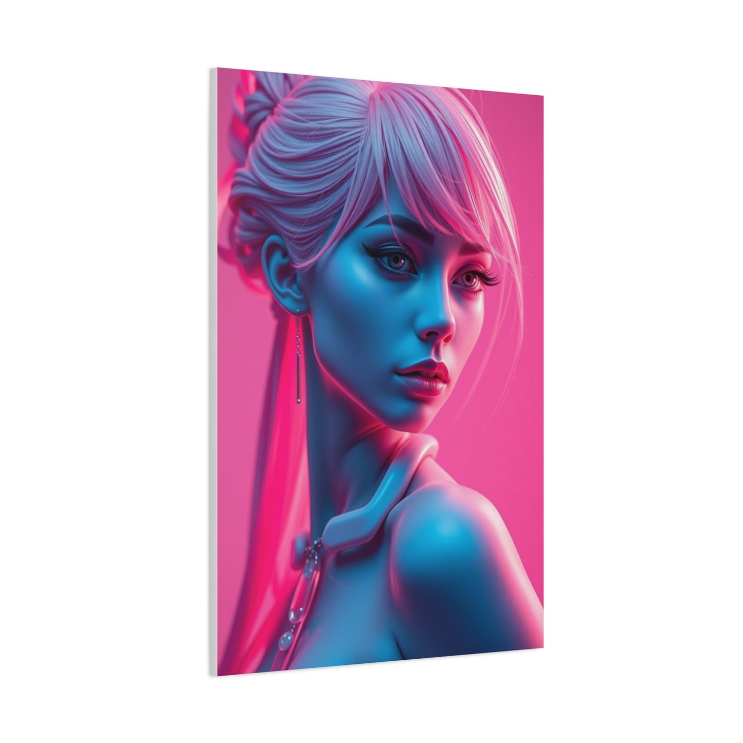 Rose Gold Illumination Canvas Wall Art & Canvas Print
