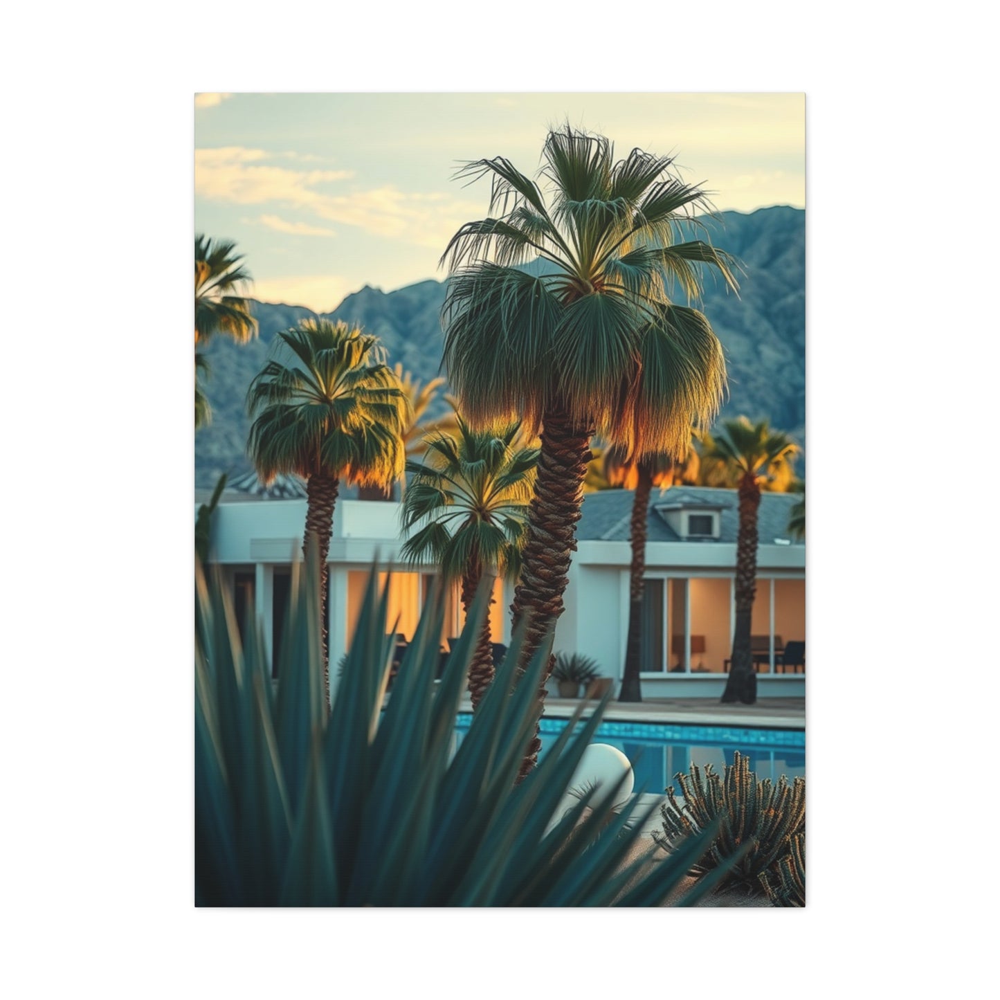 Vision Palm Springs Art Art Wall Art & Canvas Print