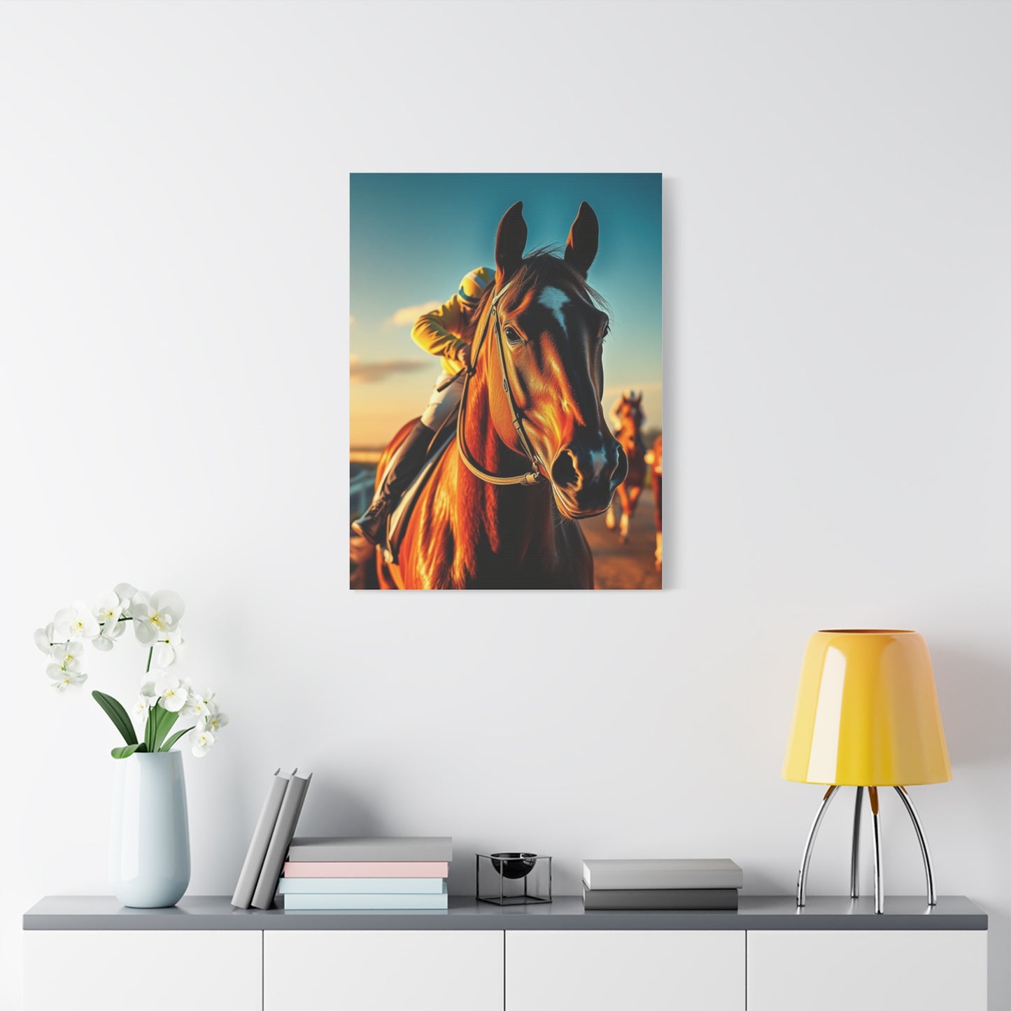 Masterpiece Horse Racing Art Vision Wall Art & Canvas Print