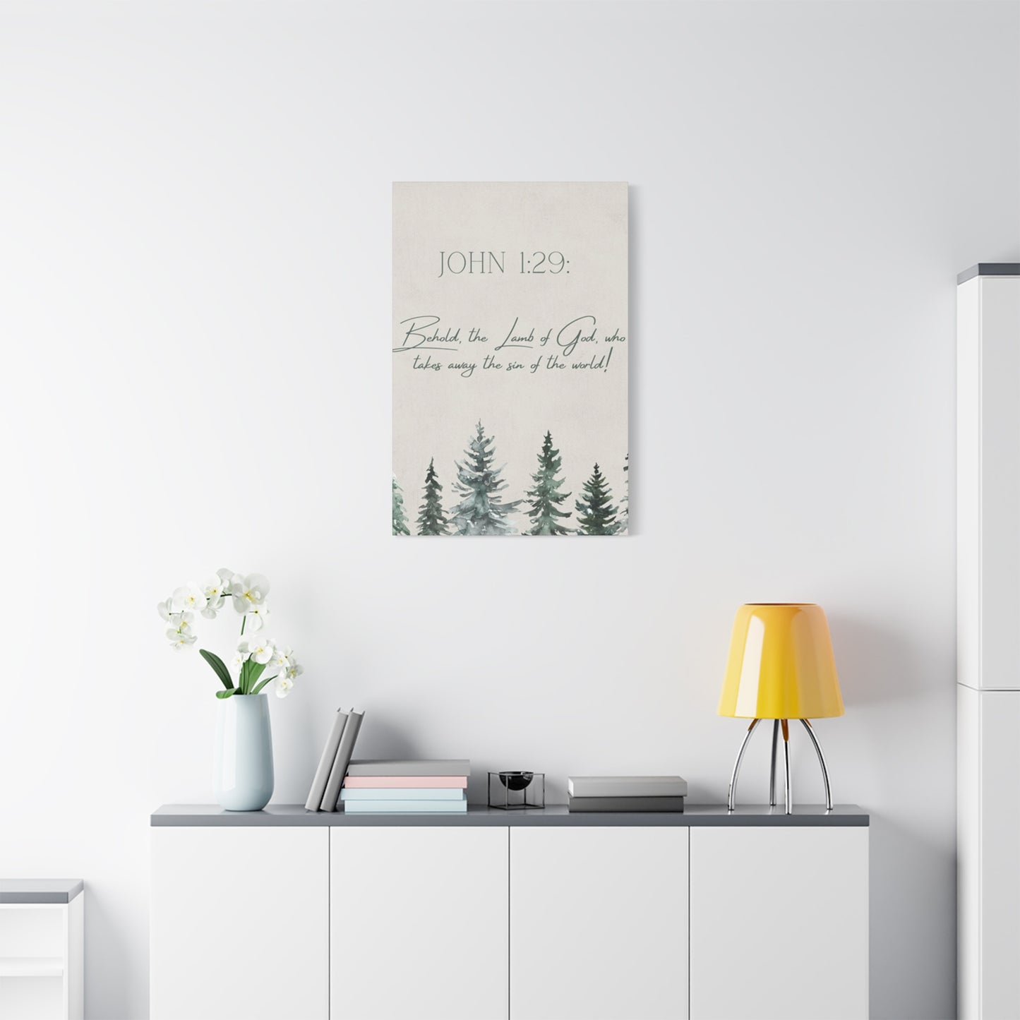 John 1 : 29 Quotes And Saying Poster Wall Art & Canvas Prints