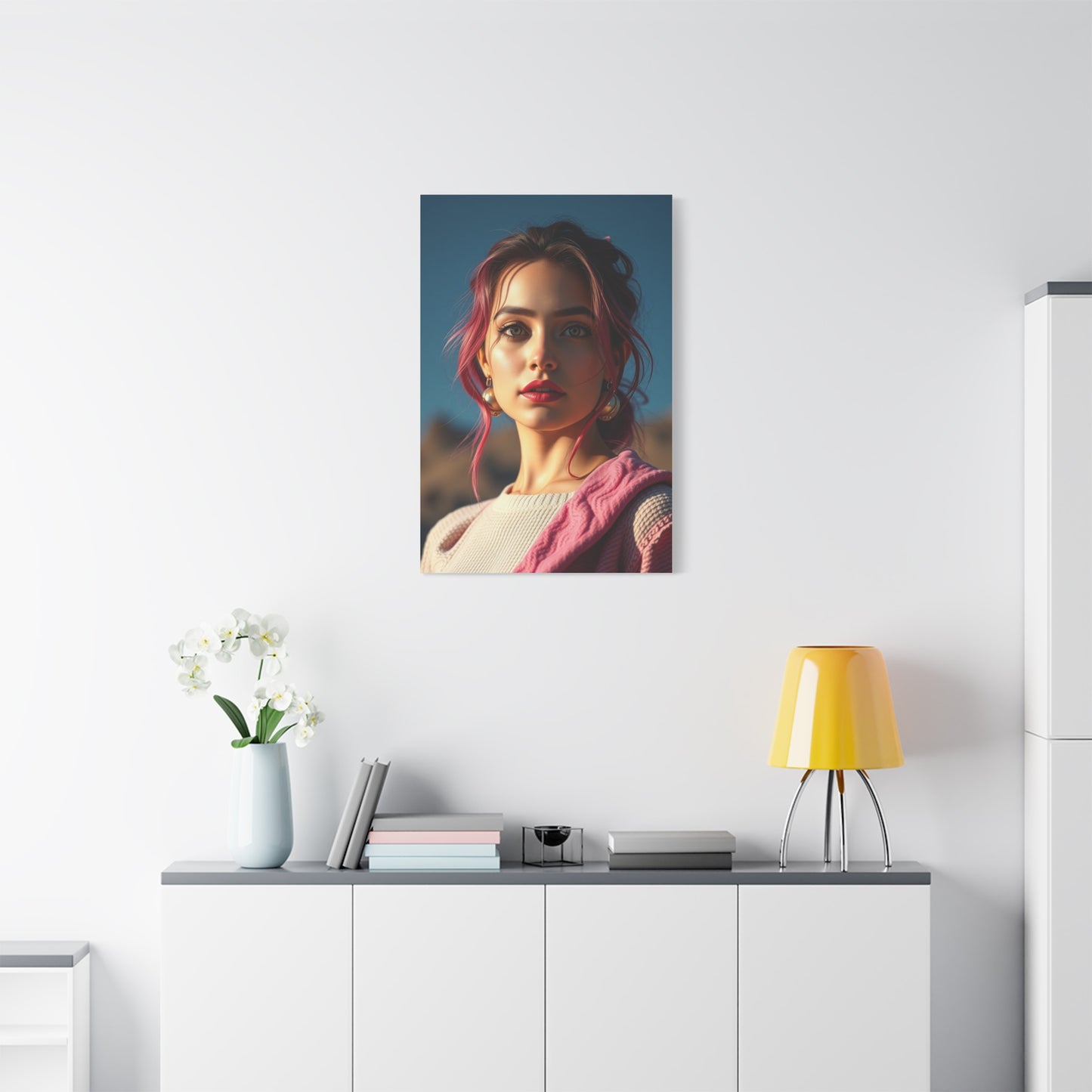 Rosy Horizon Canvas Wall Art & Canvas Print
