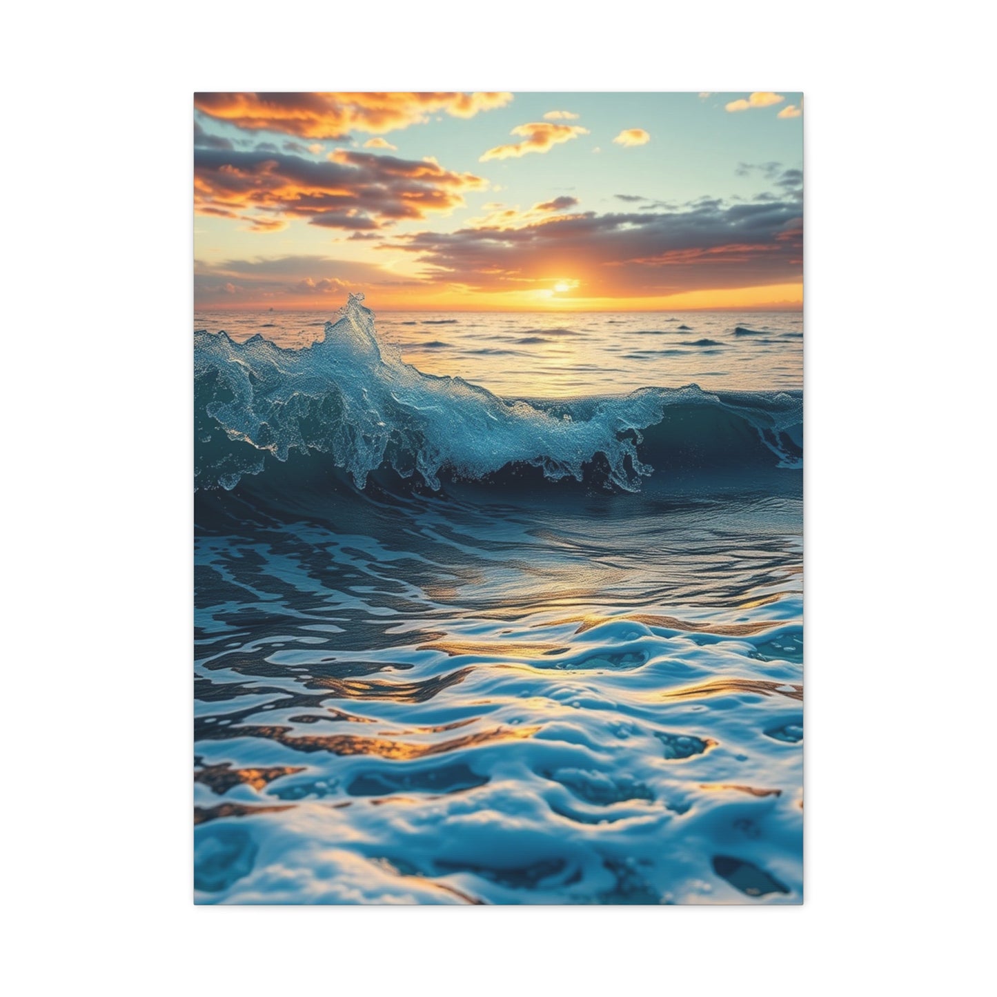Celestial Tide Symphony Wall Art & Canvas Print