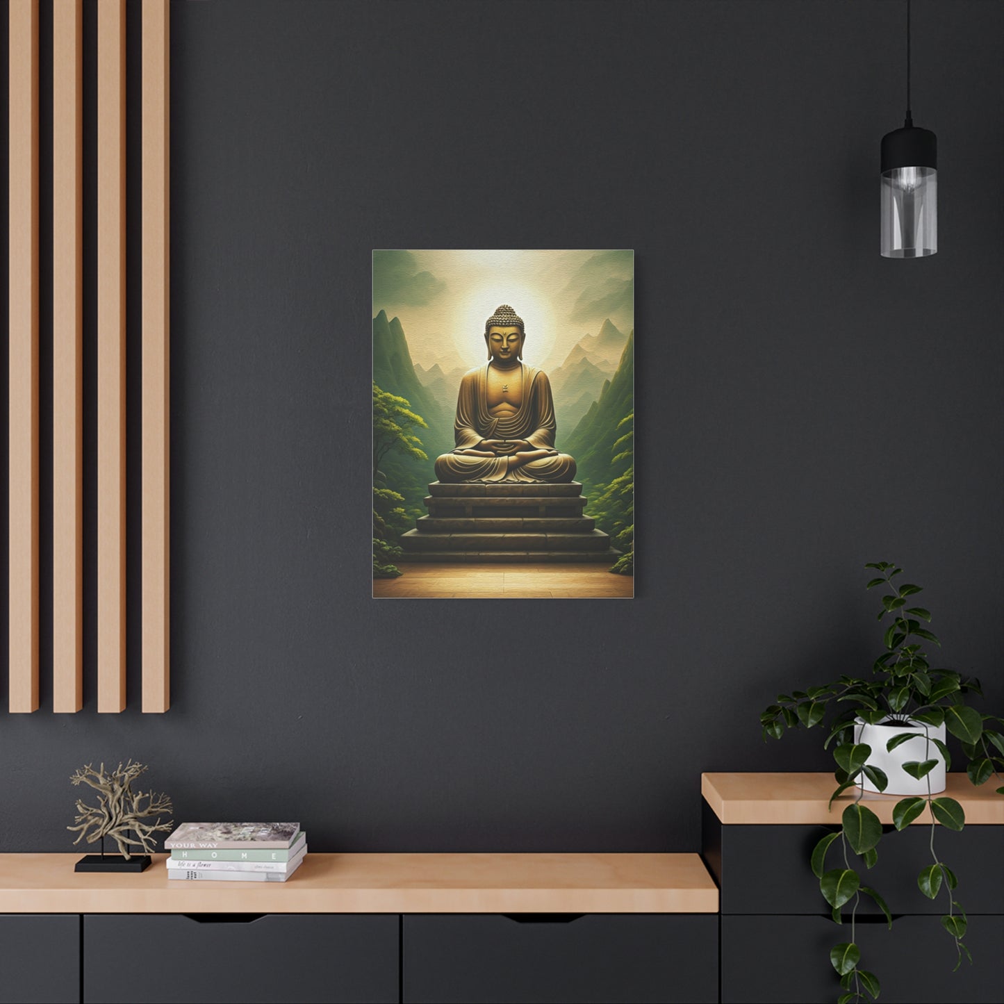 Sacred Mountain Buddha Serenity Wall Art & Canvas Prints