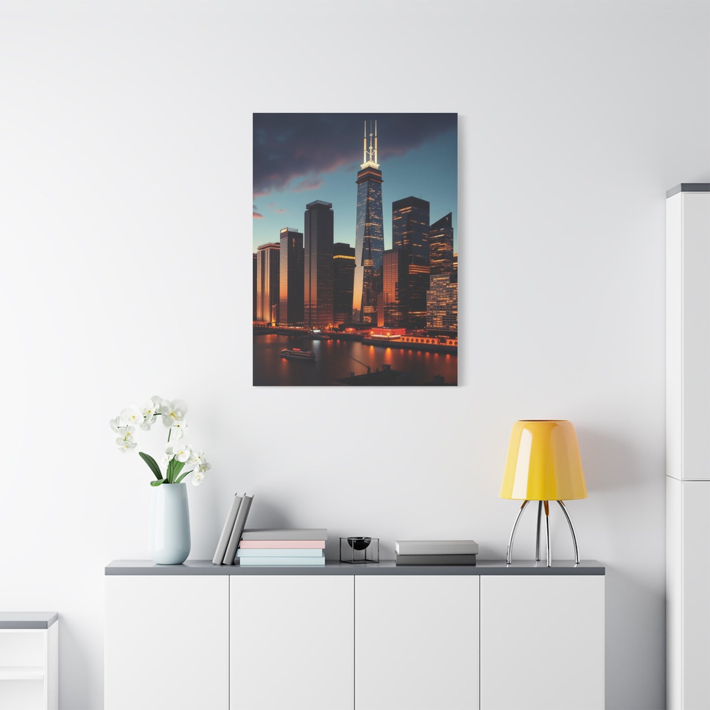 Chicago Skylines Art Supreme Gallery Wall Art & Canvas Print