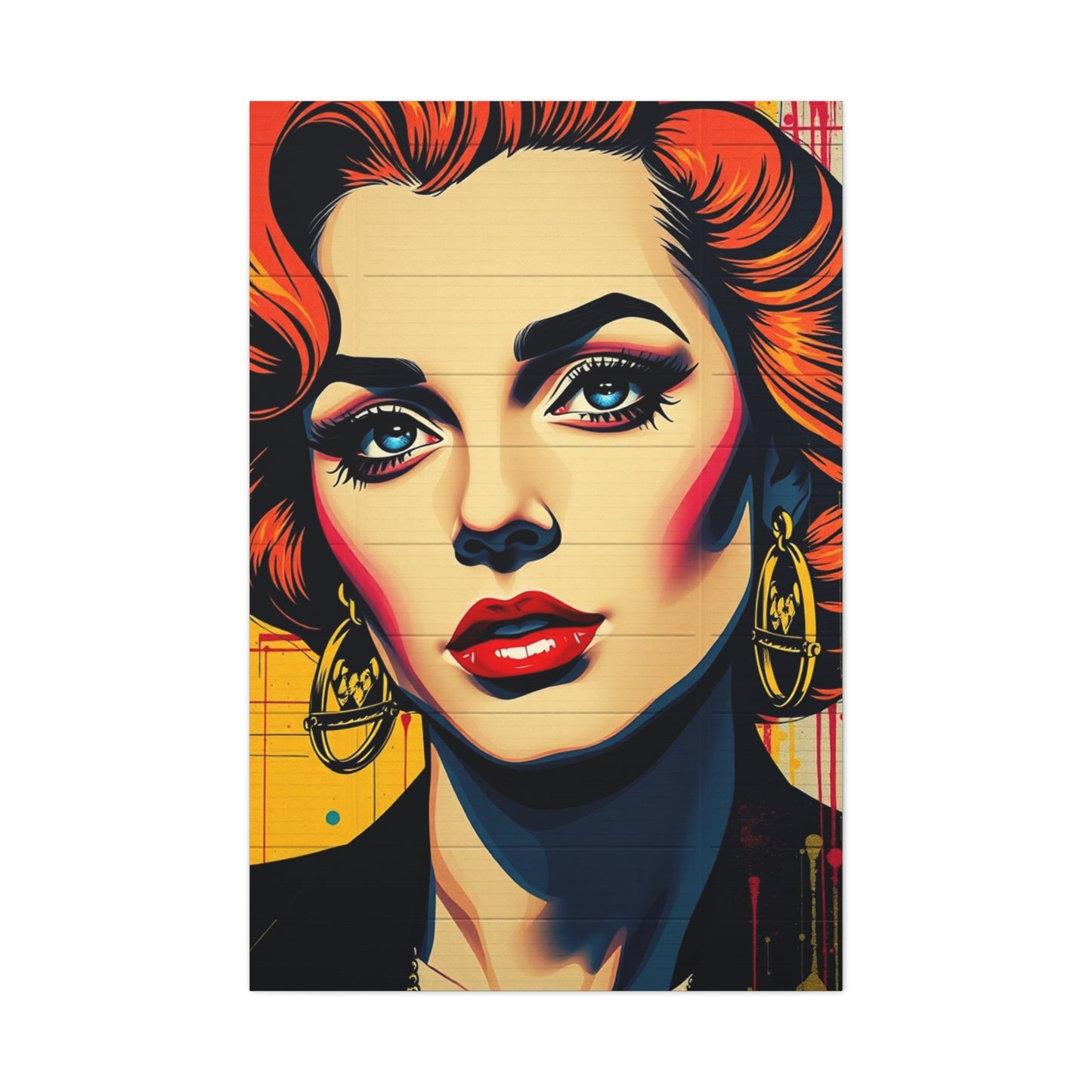 Bold Pop Composition Wall Art & Canvas Print