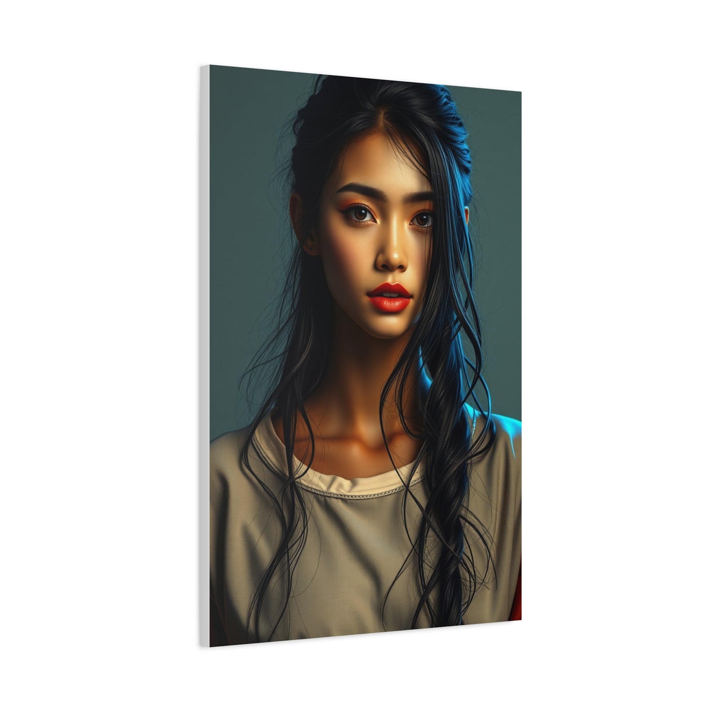 Whimsical Lady Masterpiece Wall Art & Canvas Print