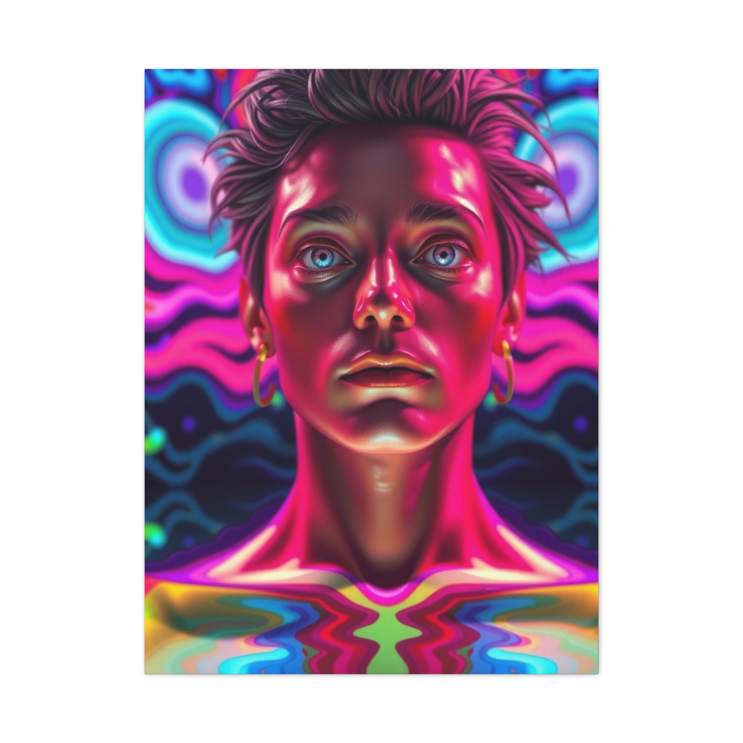 Mystic Vortex Creation Wall Art & Canvas Print